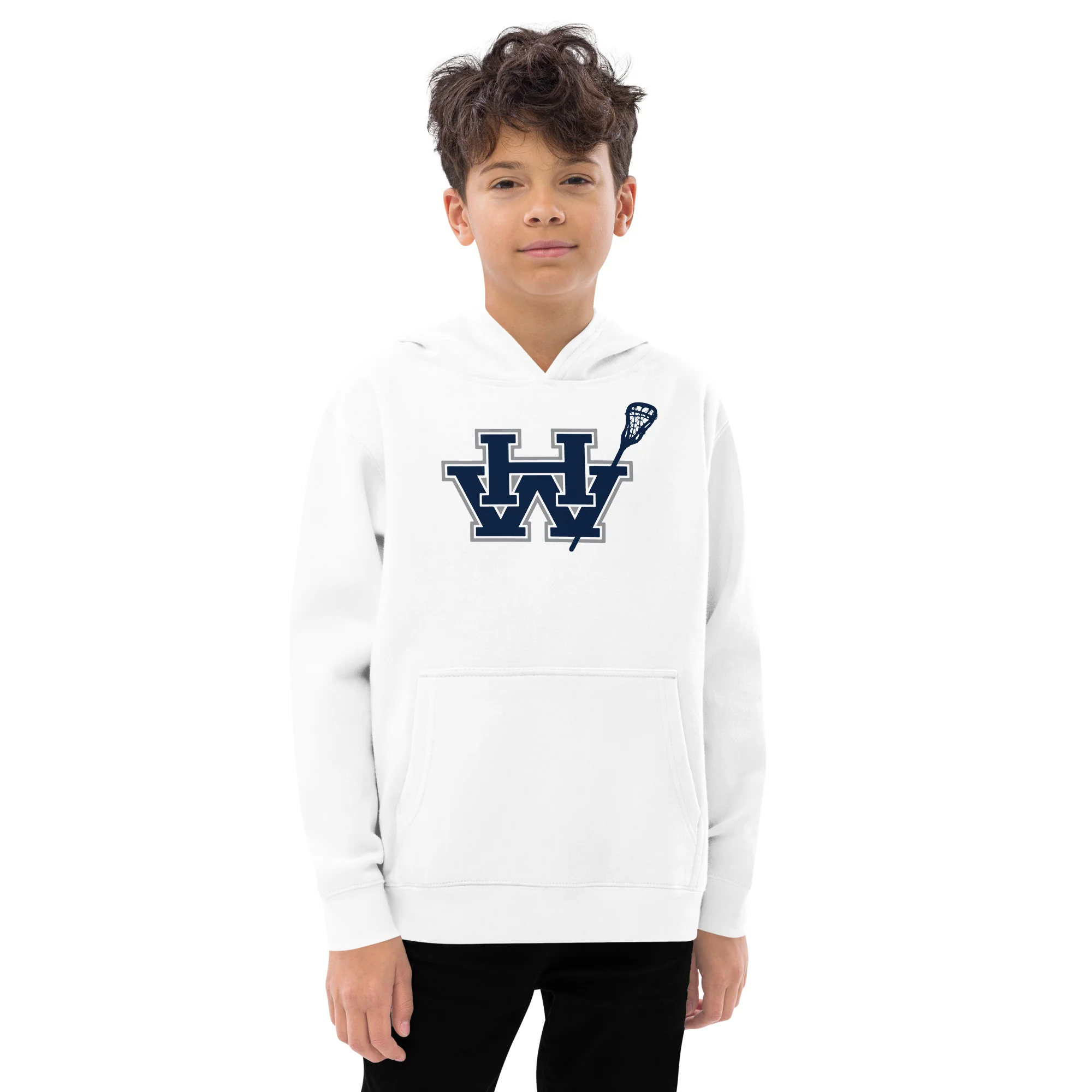HW Classic Youth Fleece Hoodie - Image 3