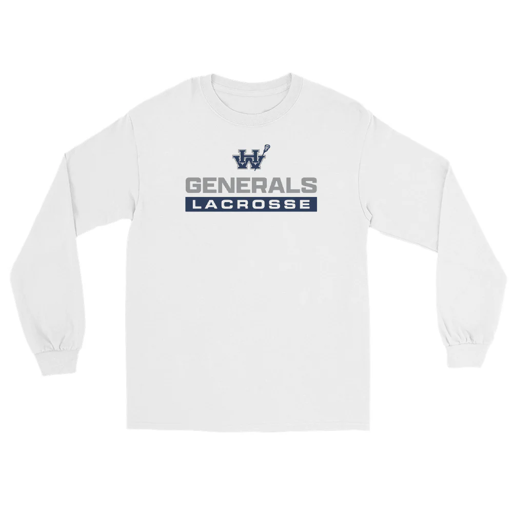 HW Text Men’s Long Sleeve Shirt - Image 3