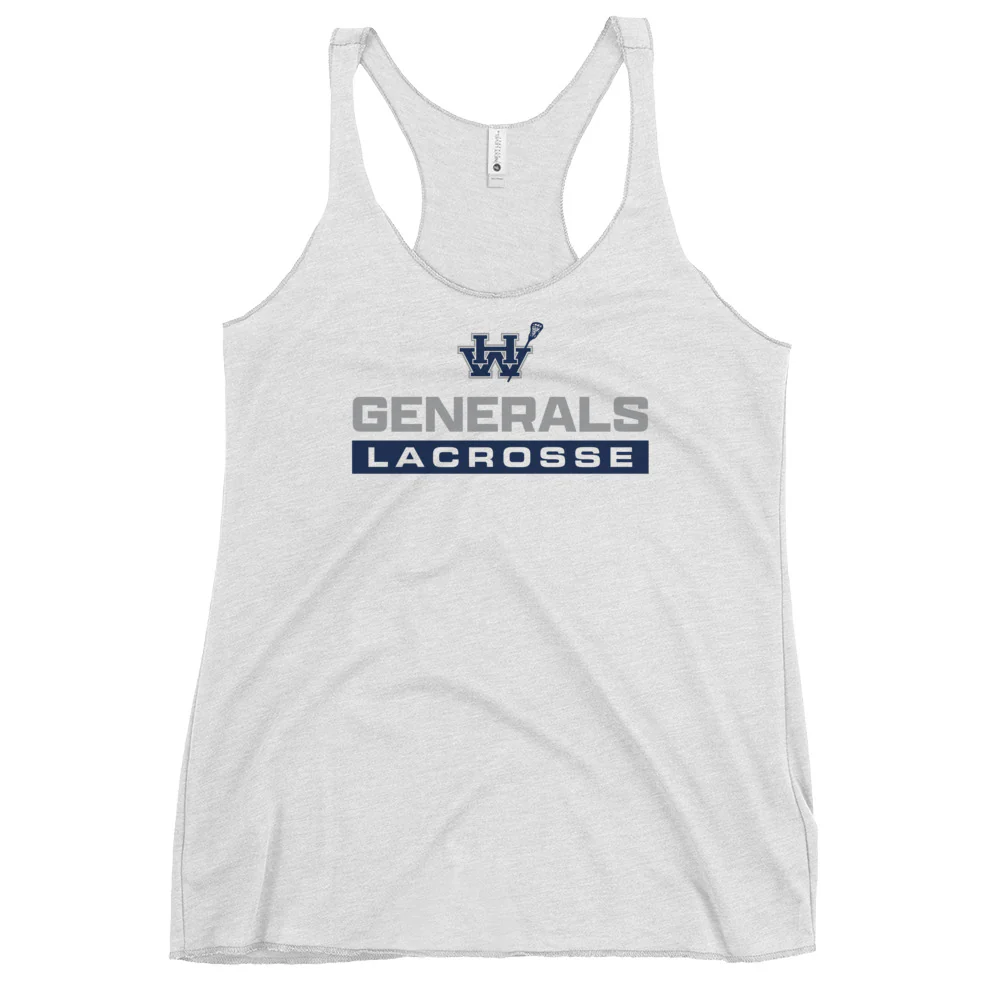 HW Text Women's Racerback Tank - Image 3