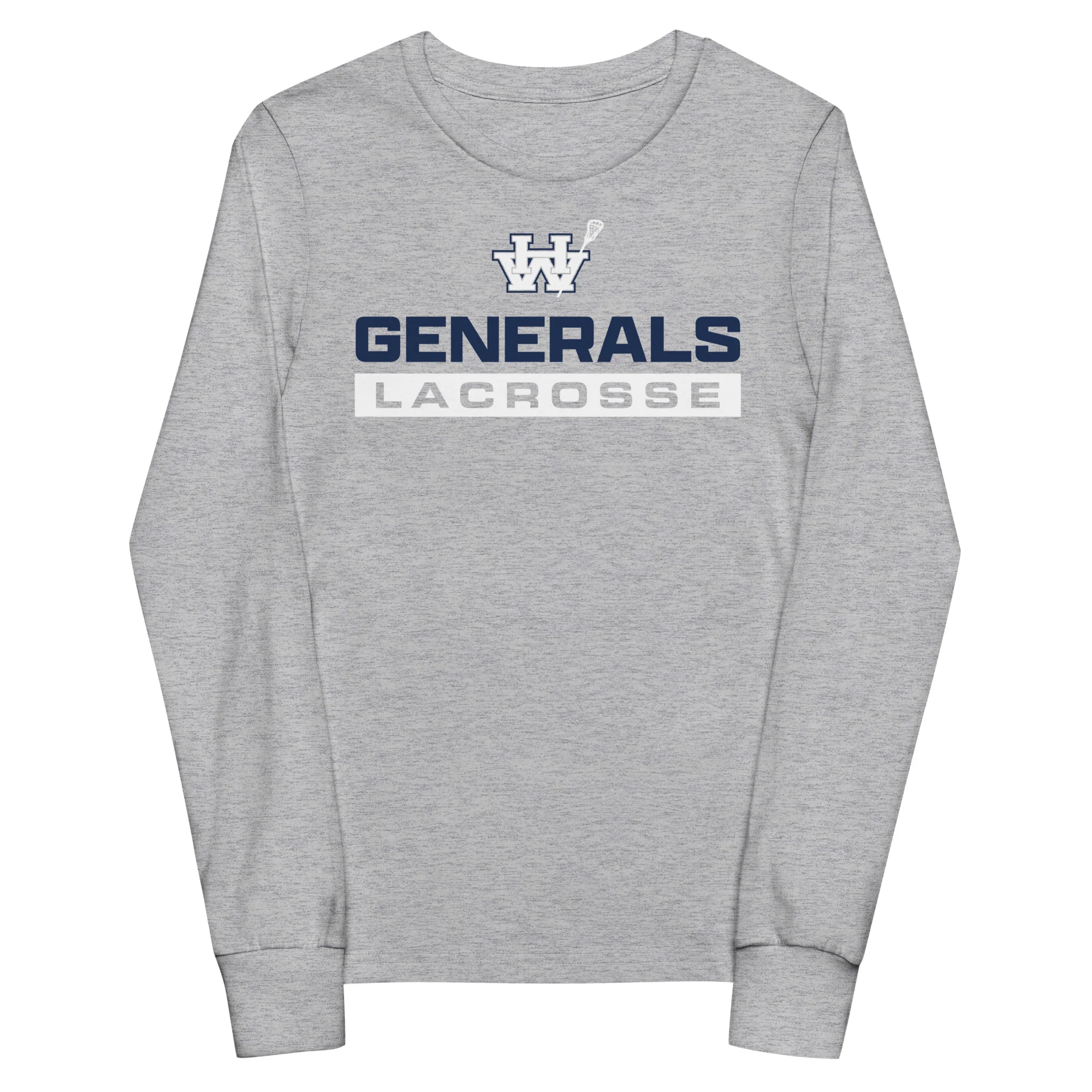 HW Text Youth Long Sleeve Tee - Image 2