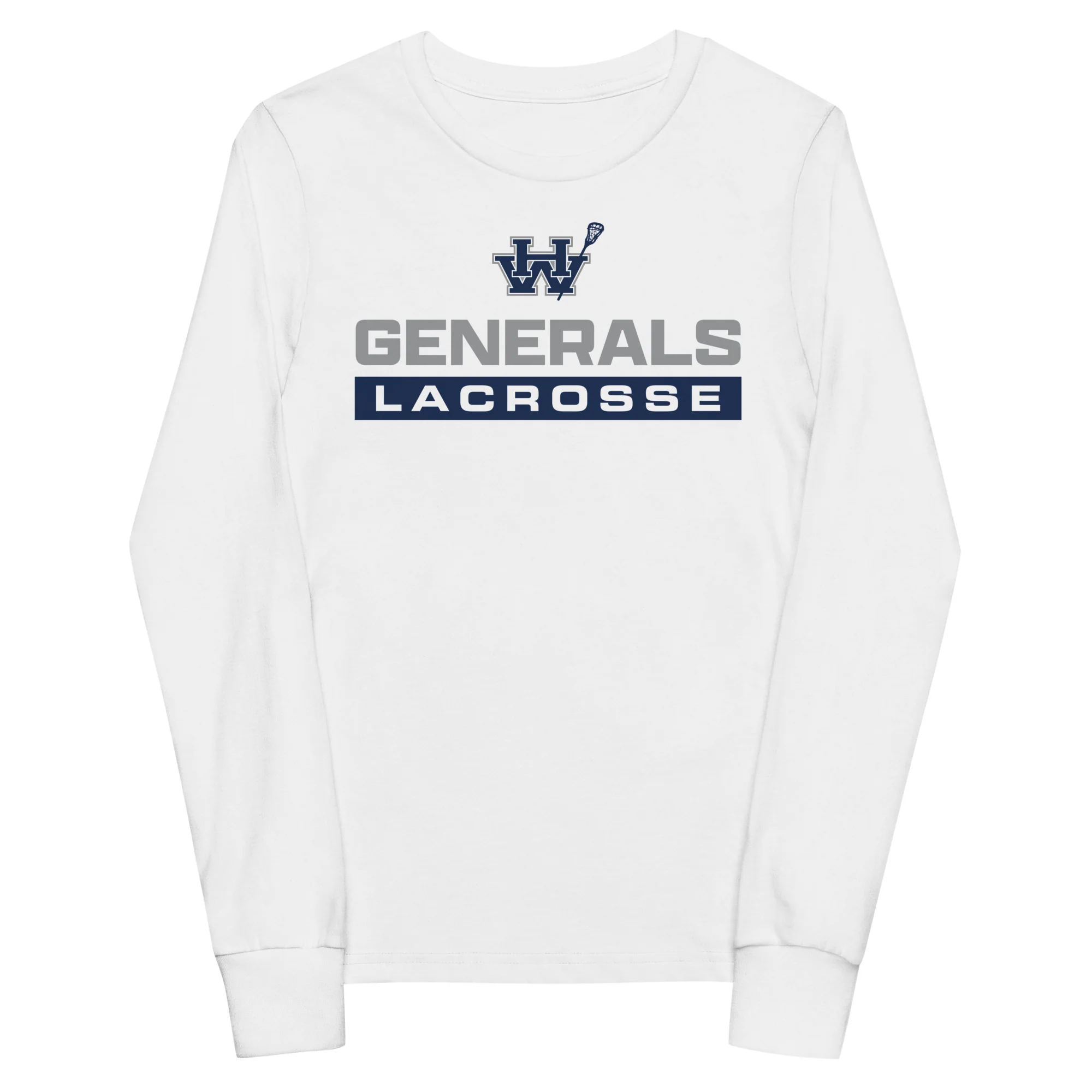 HW Text Youth Long Sleeve Tee - Image 3