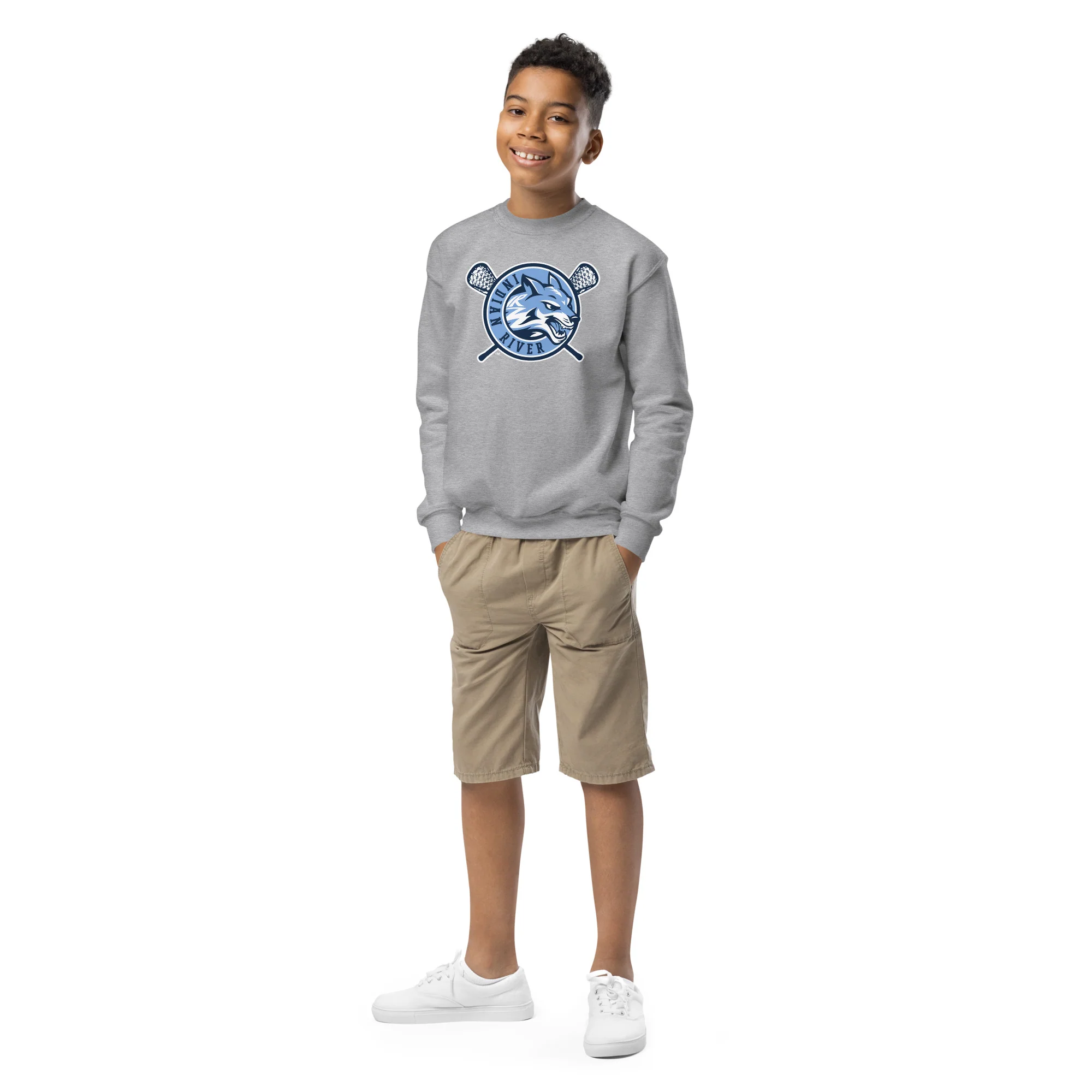 Indian River YOUTH Crewneck Sweatshirt - Image 2