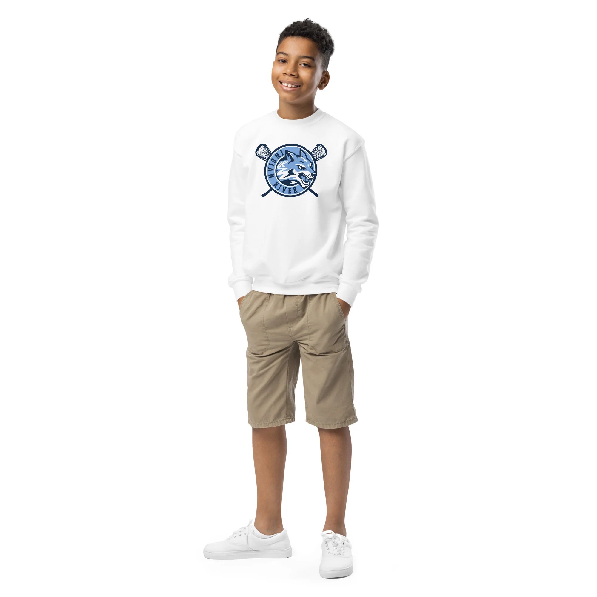 Indian River YOUTH Crewneck Sweatshirt - Image 3
