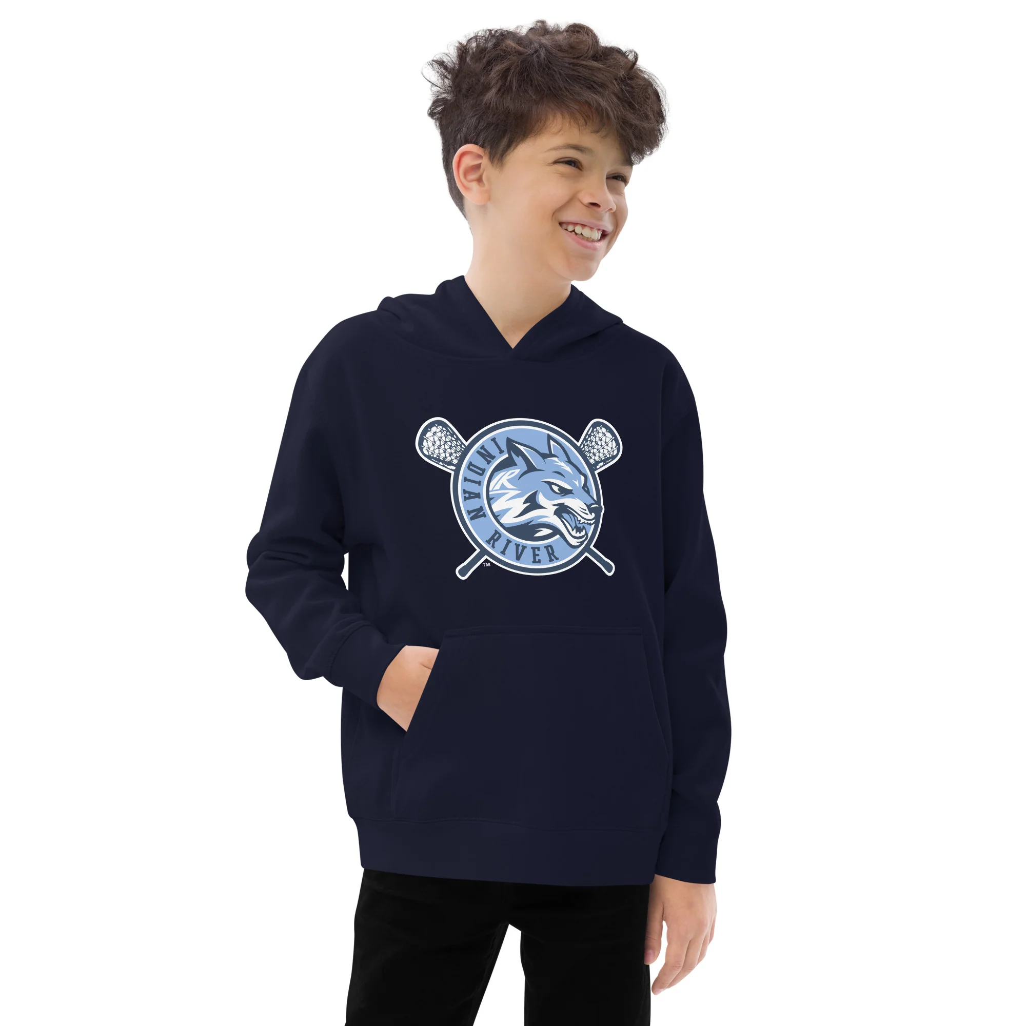 Indian River YOUTH Fleece Hoodie - Image 2