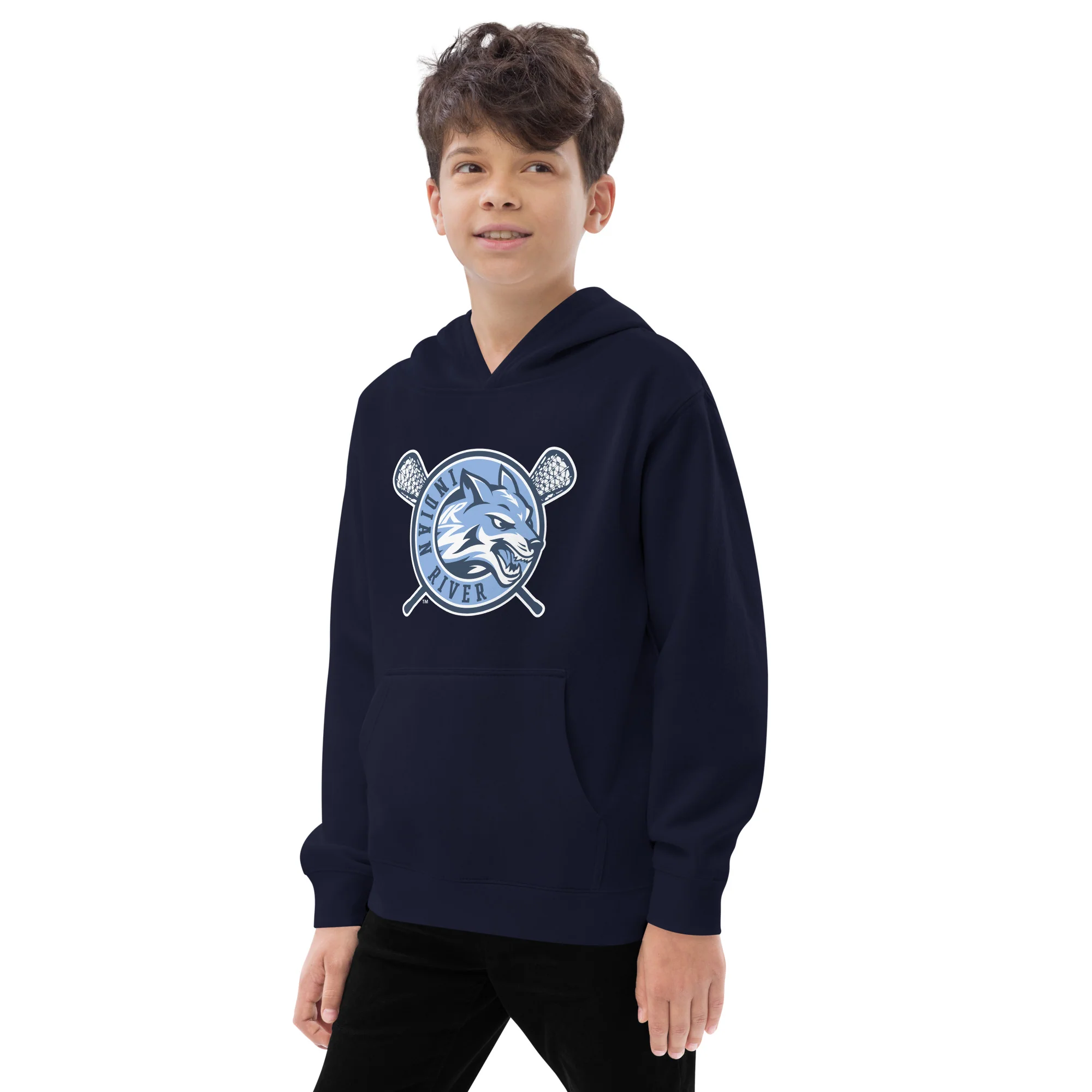 Indian River YOUTH Fleece Hoodie - Image 3