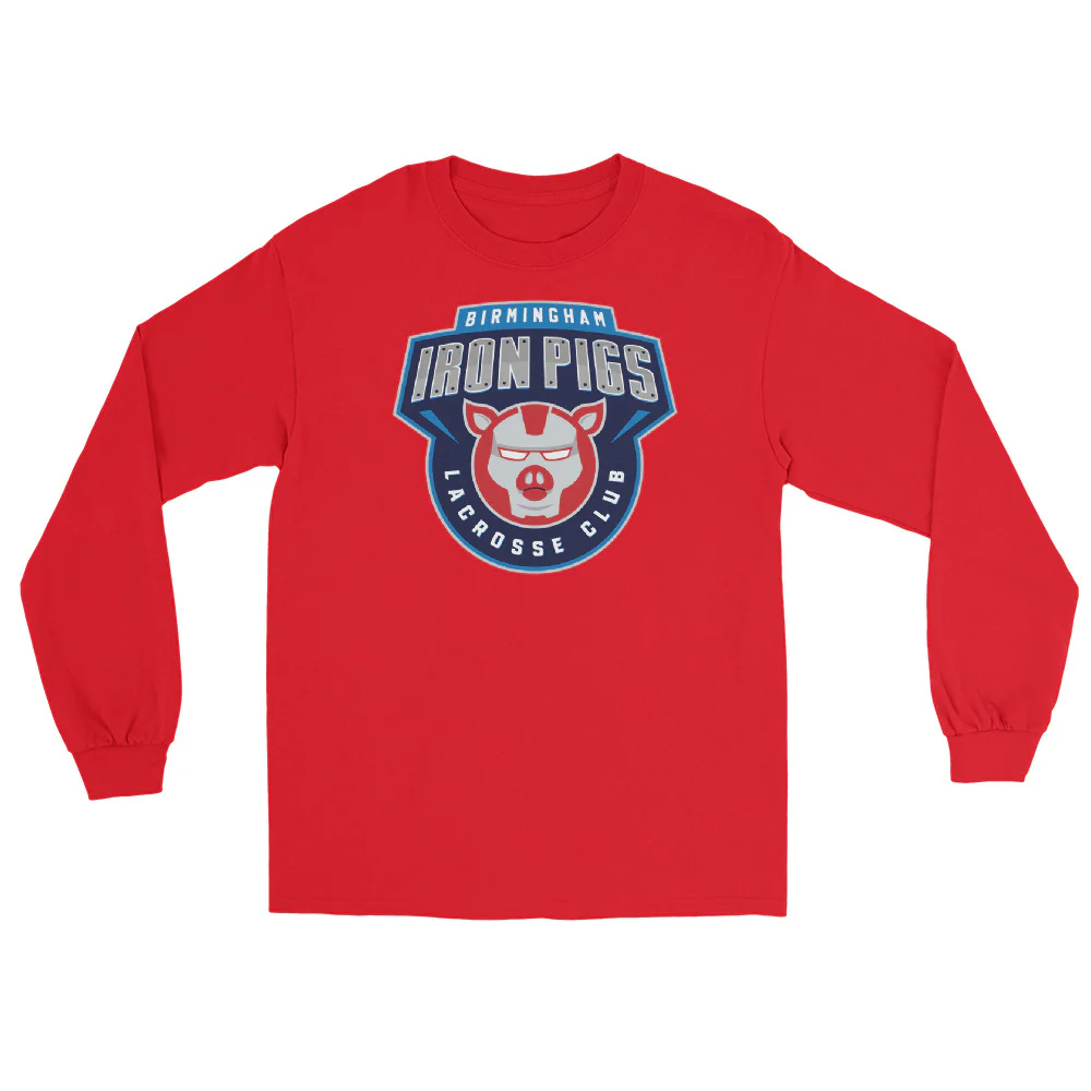 Iron Pigs Menās Long Sleeve Shirt - Image 3