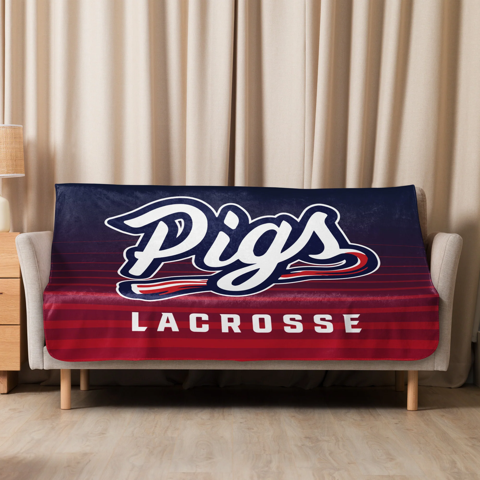 Iron Pigs Sherpa blanket - Image 3