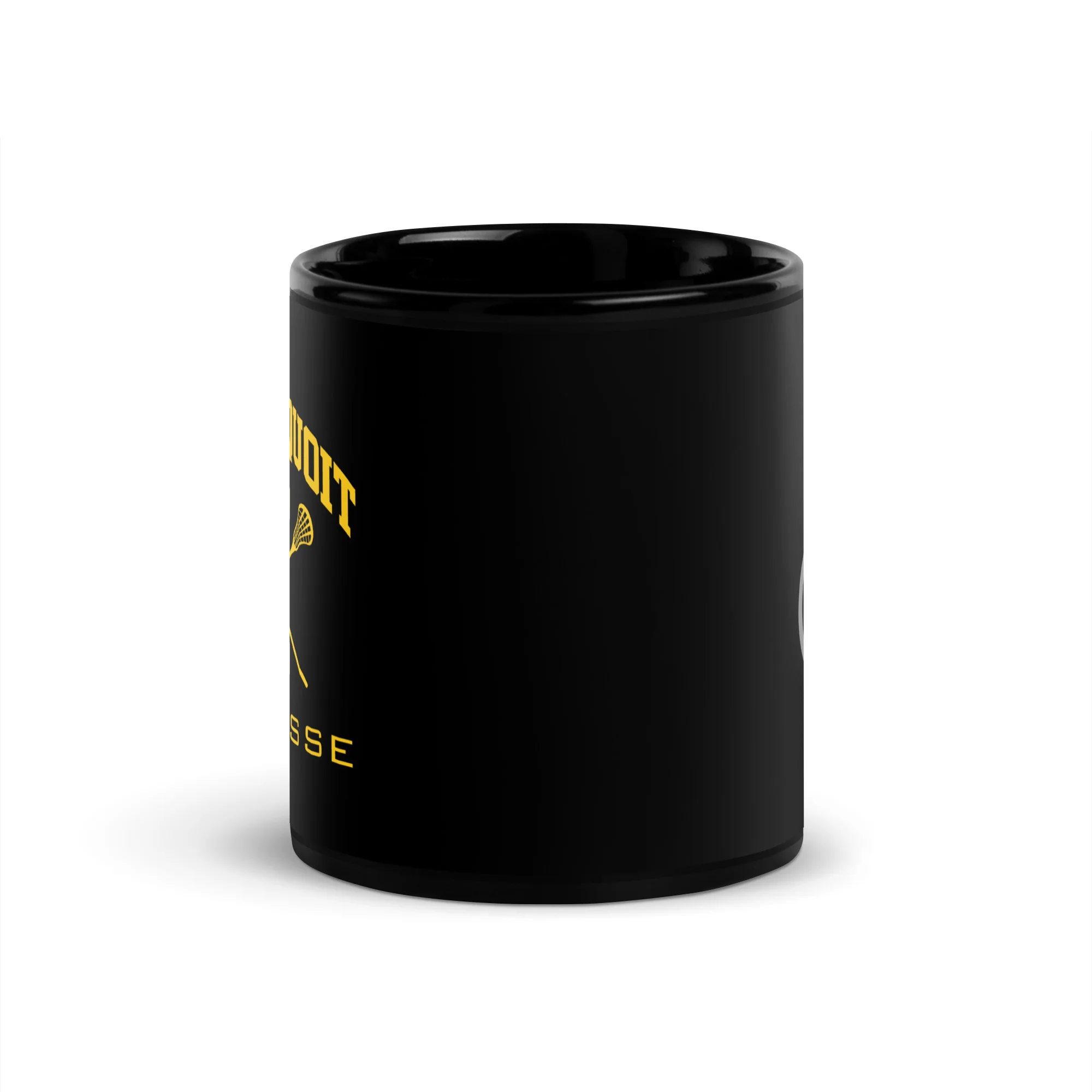 Irondequoit Black Glossy Mug - Image 3