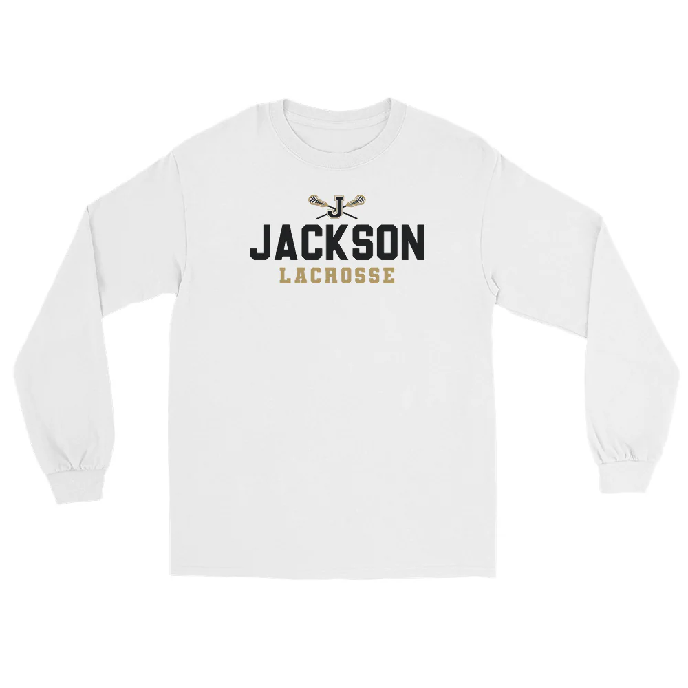 Jackson Text Men’s Long Sleeve Shirt - Image 3