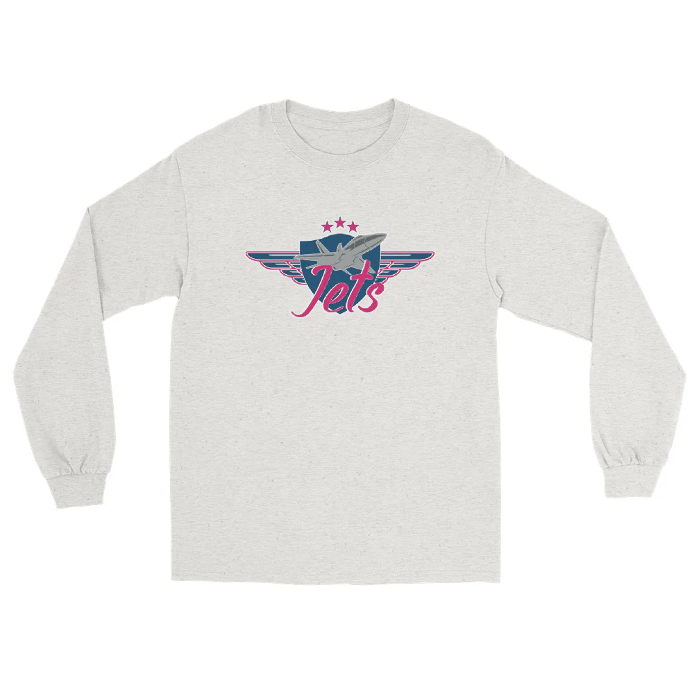 Jets Girls Men’s Long Sleeve Shirt - Image 2