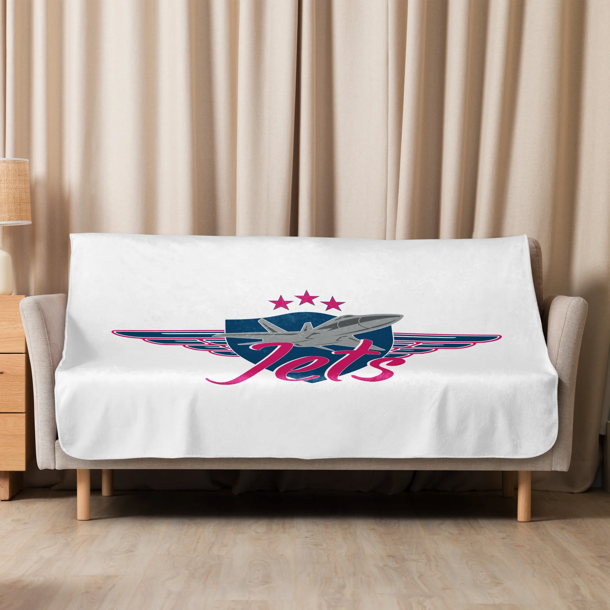 Jets Girls Sherpa Blanket - Image 3