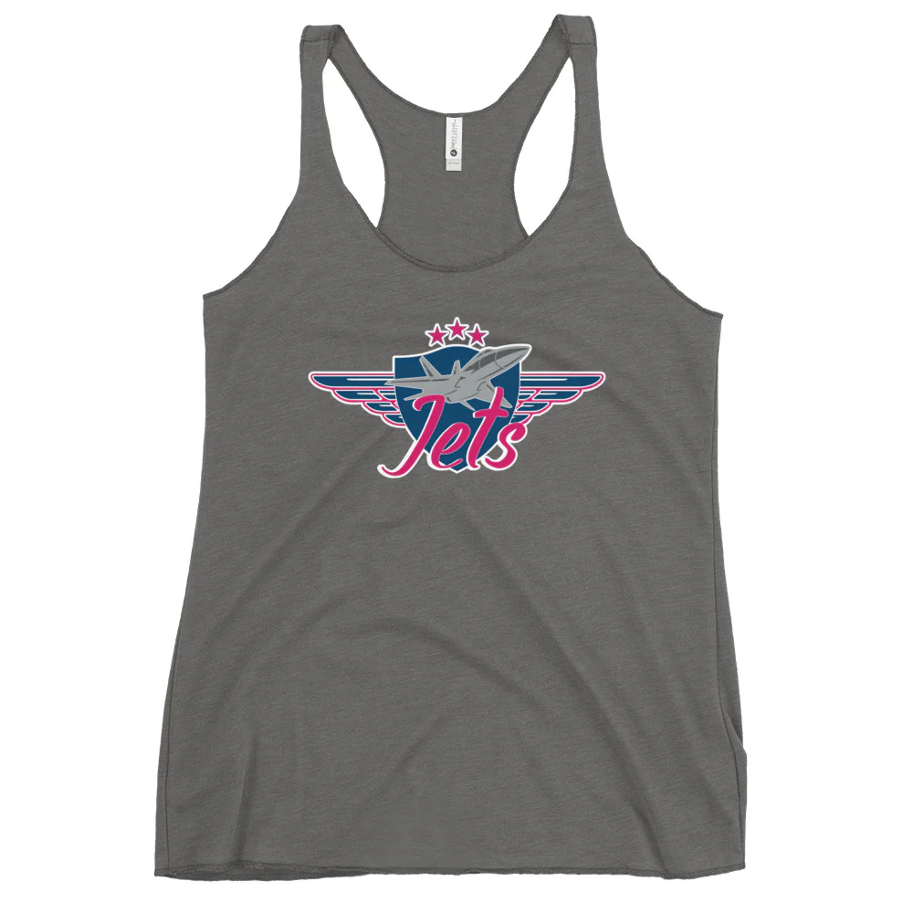 Jets Girls Women's Racerback Tank - Image 2