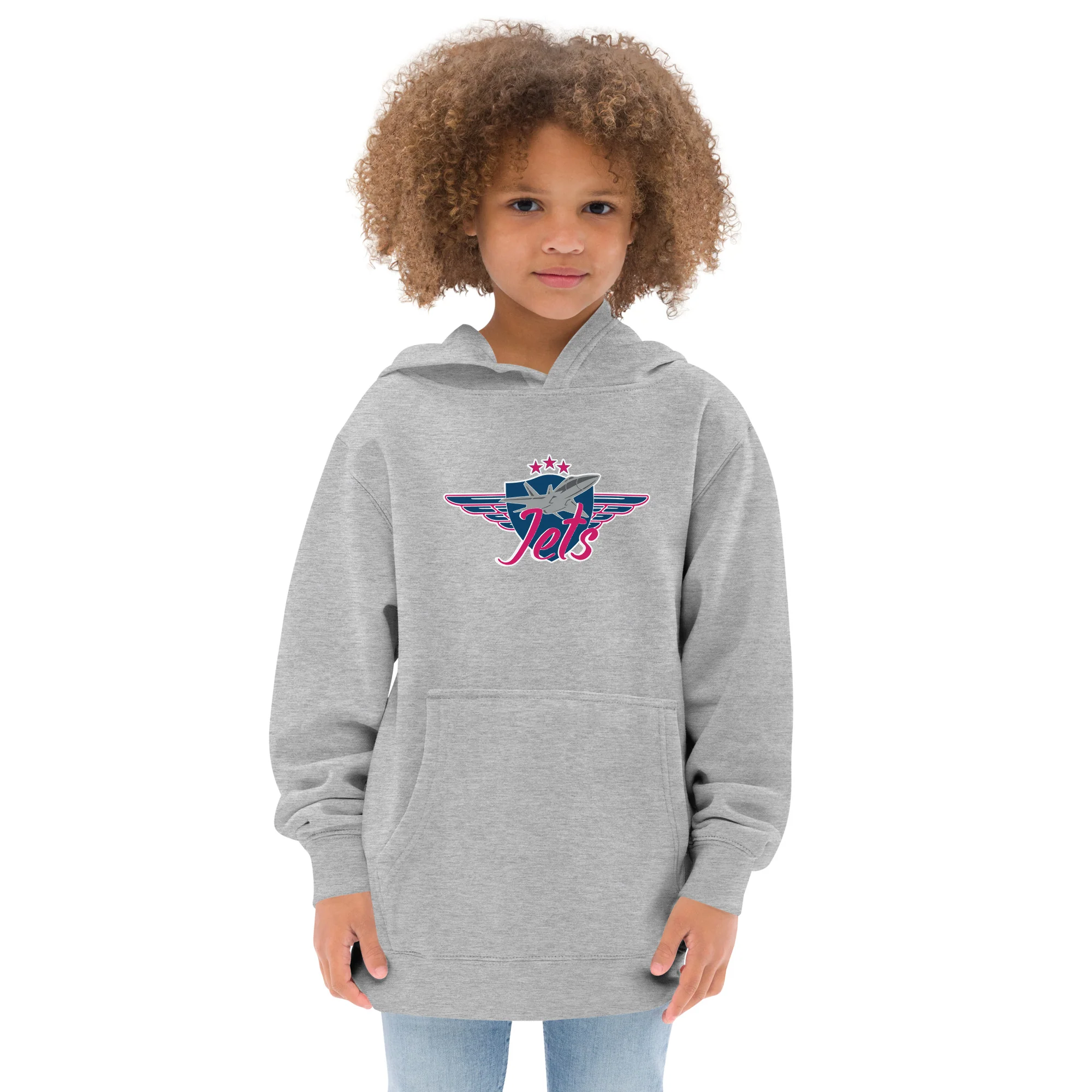 Jets Girls Youth Fleece Hoodie