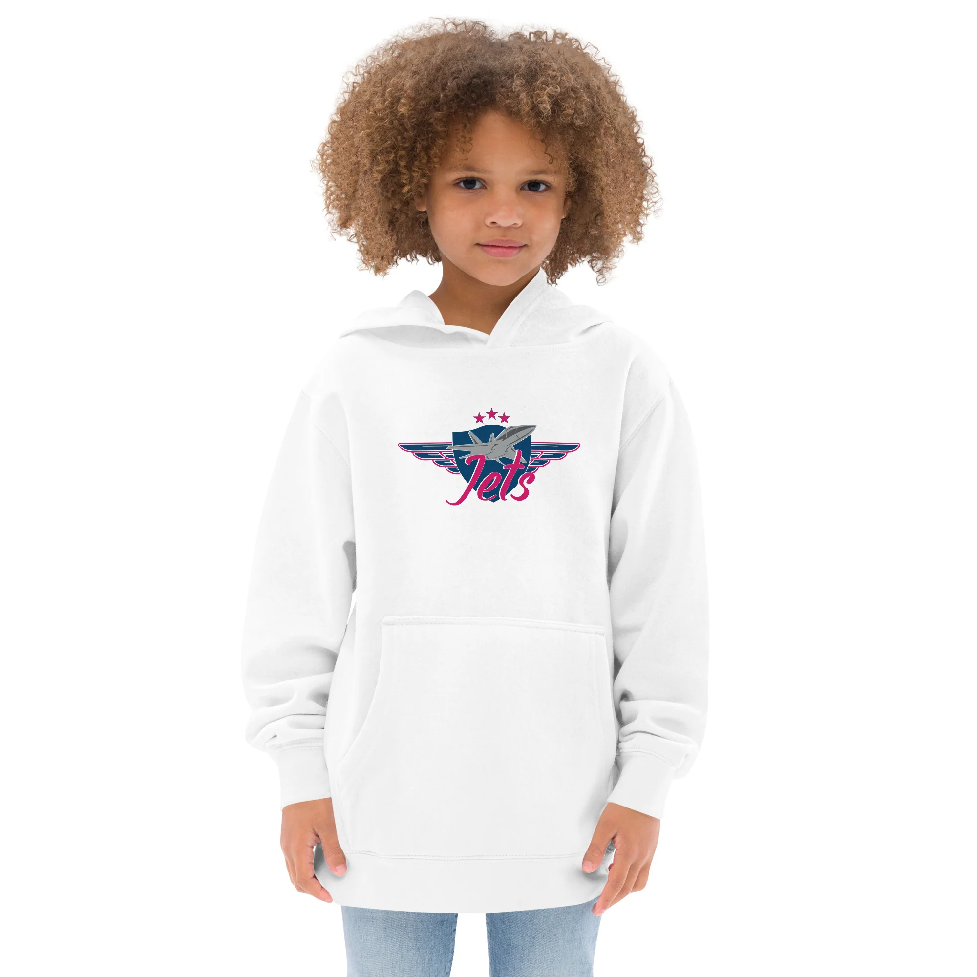Jets Girls Youth Fleece Hoodie - Image 4