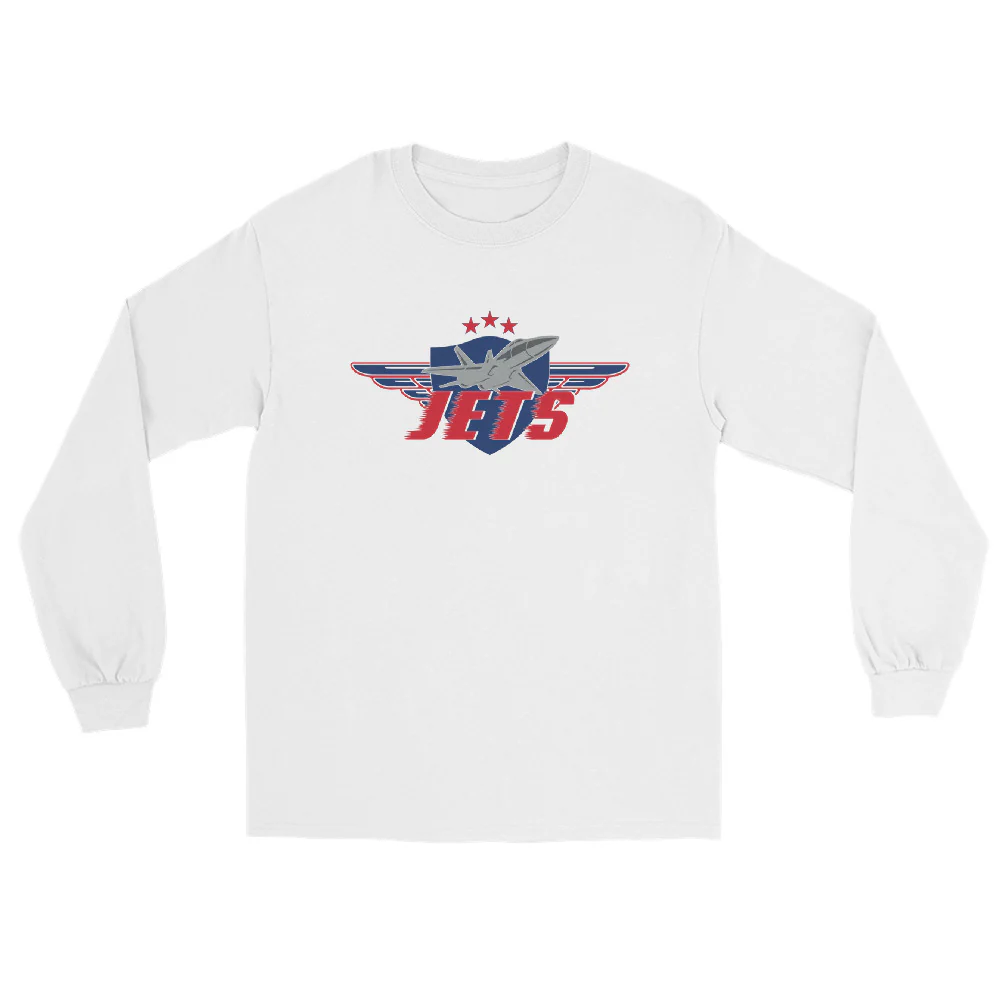 Jets Menās Long Sleeve Shirt - Image 3