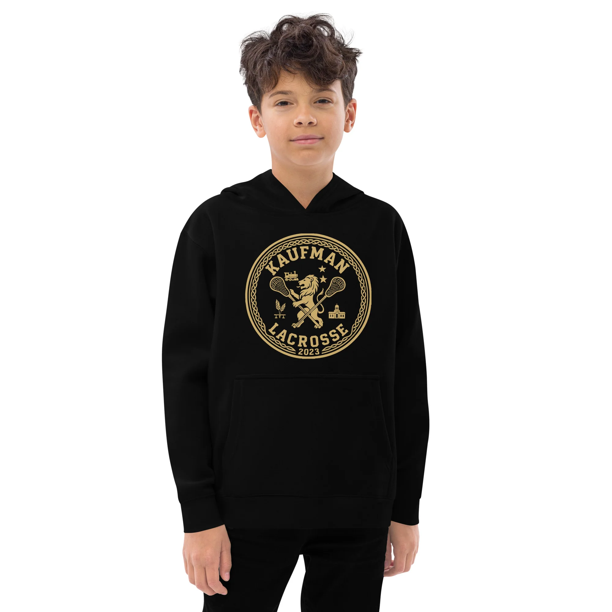 Kaufman Youth Fleece Hoodie - Image 5