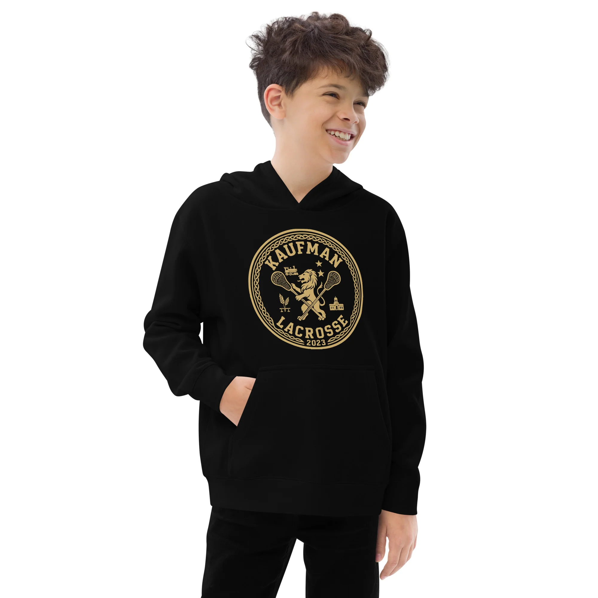 Kaufman Youth Fleece Hoodie - Image 6