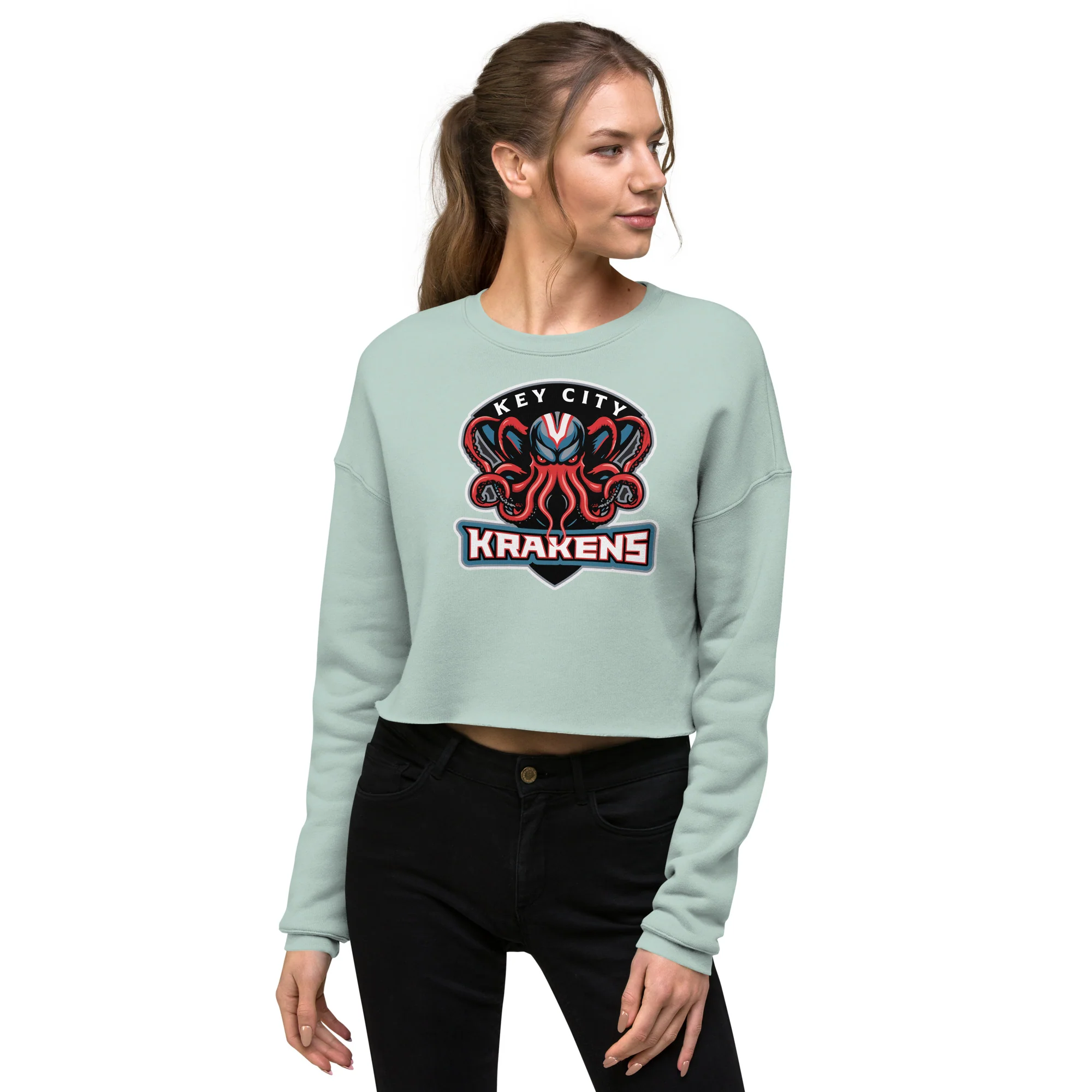 Krakens Crop Sweatshirt - Image 2