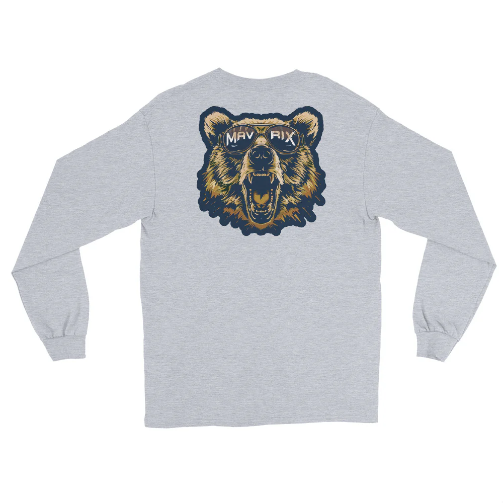 Mavrix Menās Dual-Print Long Sleeve Shirt - Image 4