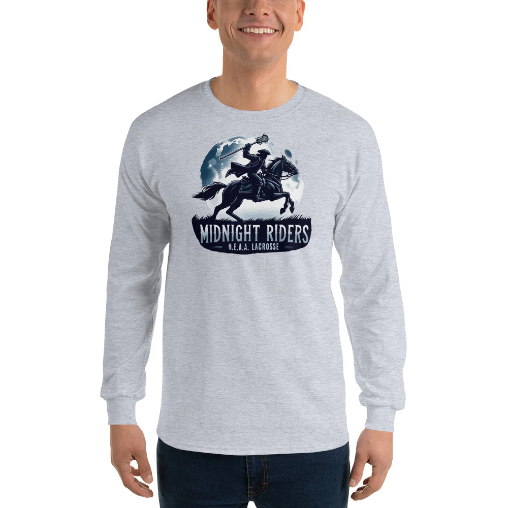 Midnight Riders Men’s Long Sleeve Shirt - Image 4