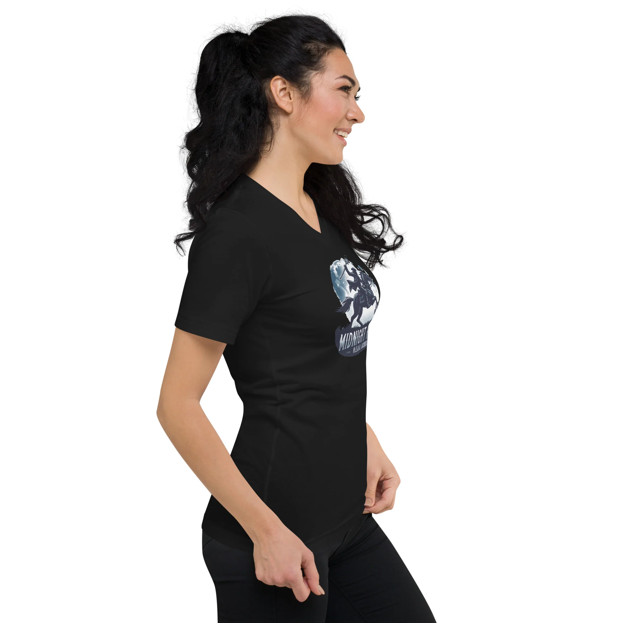 Midnight Riders Unisex V-Neck T-Shirt - Image 4