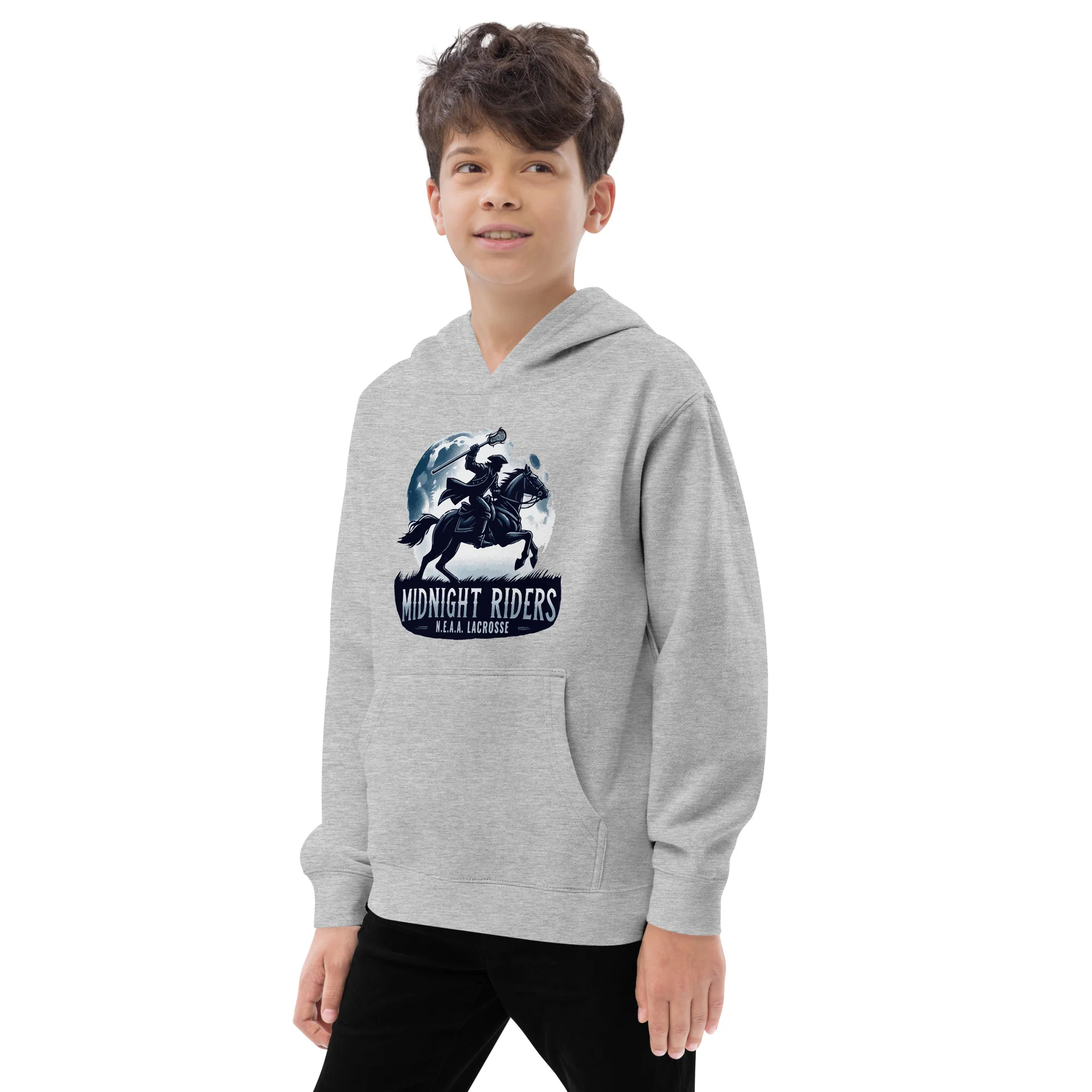 Midnight Riders Youth Fleece Hoodie - Image 3
