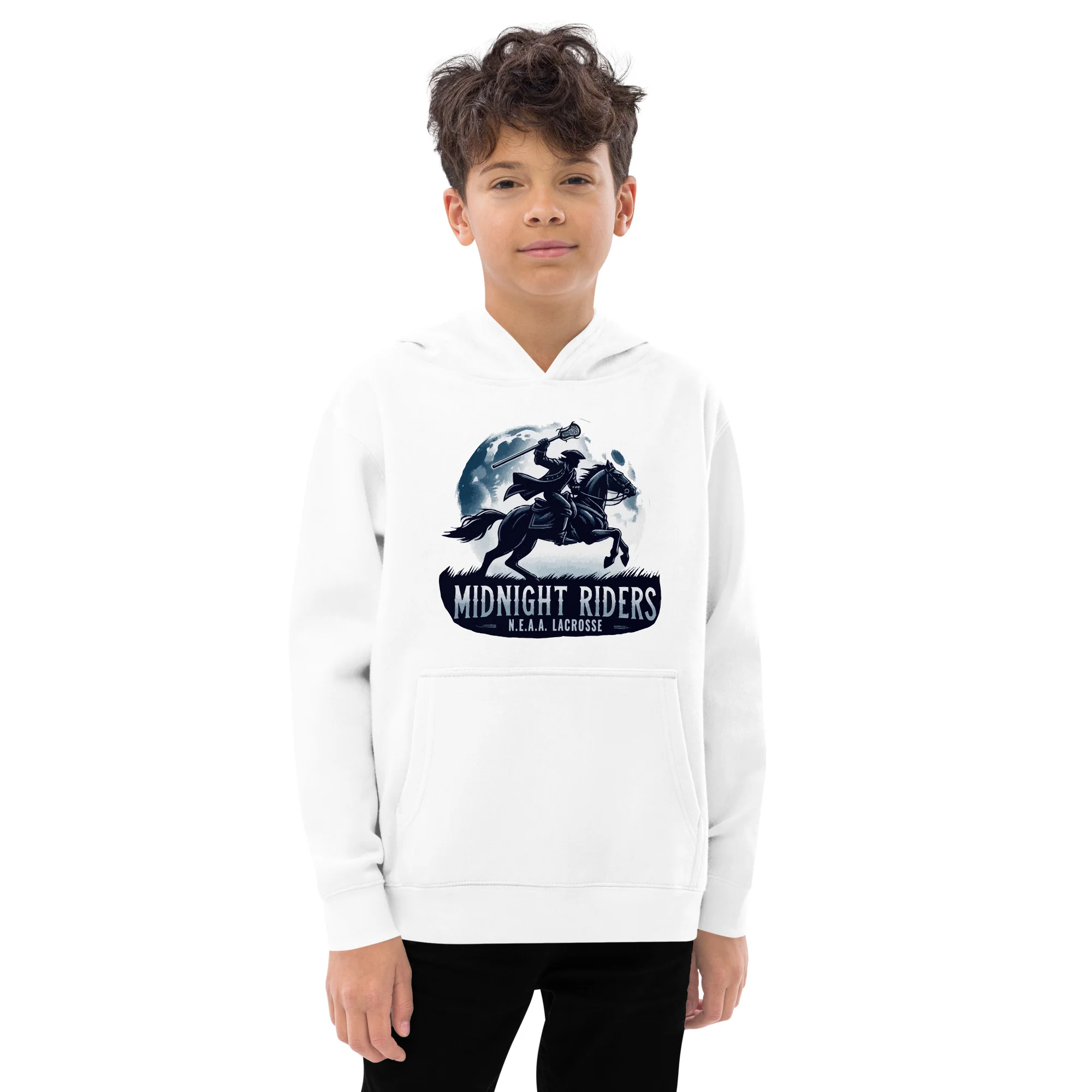 Midnight Riders Youth Fleece Hoodie - Image 4