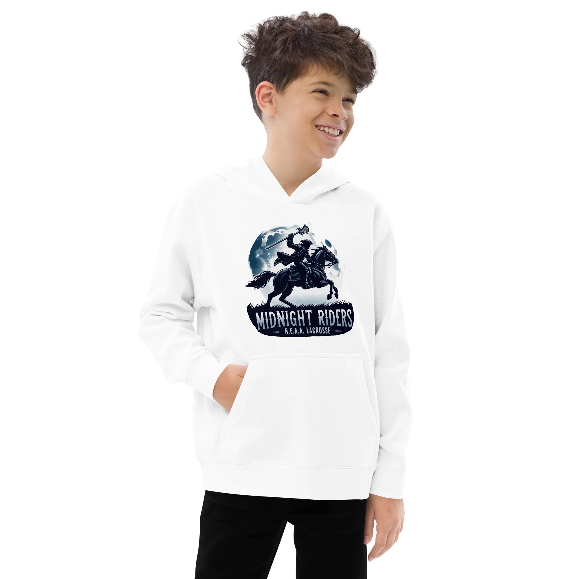 Midnight Riders Youth Fleece Hoodie - Image 5