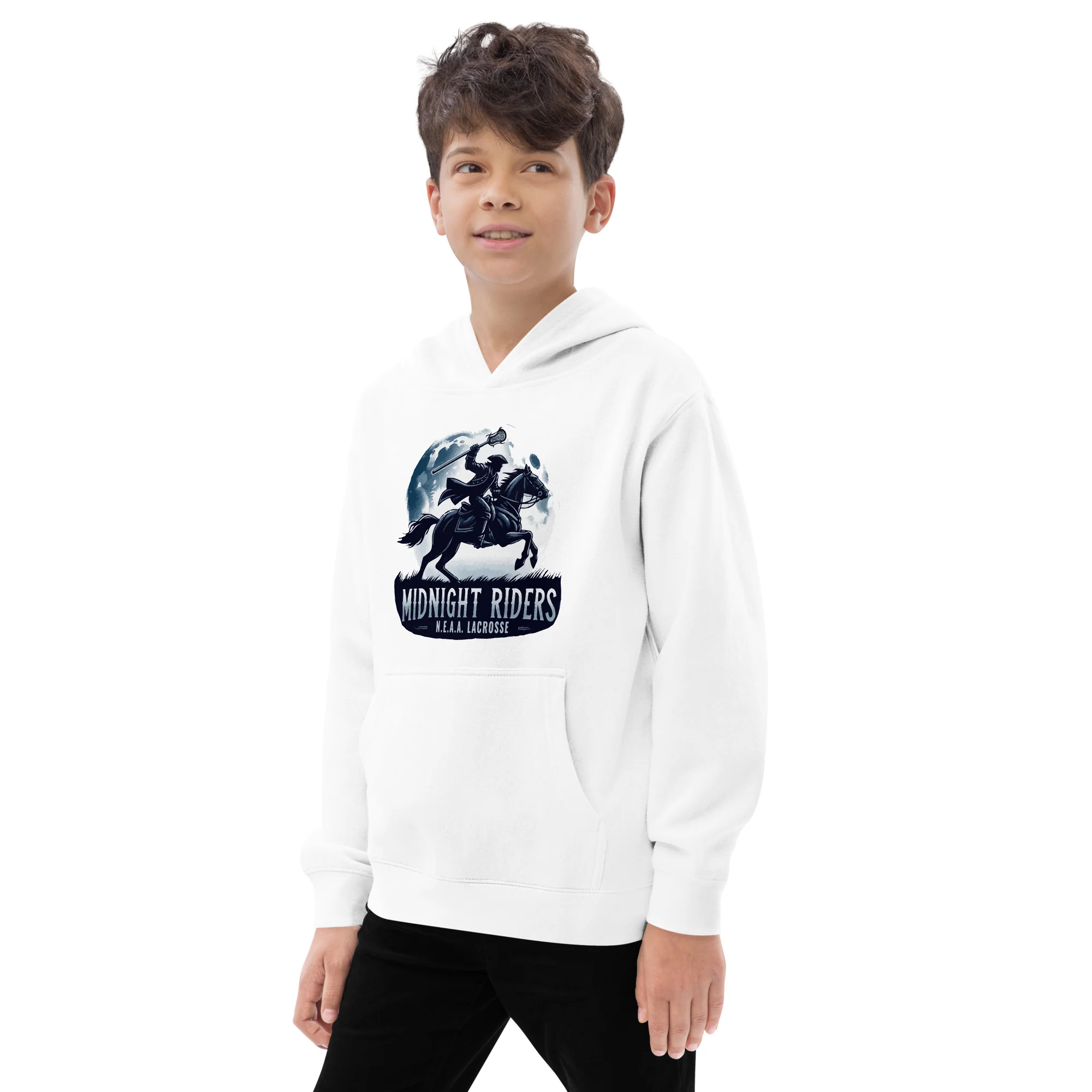 Midnight Riders Youth Fleece Hoodie - Image 6