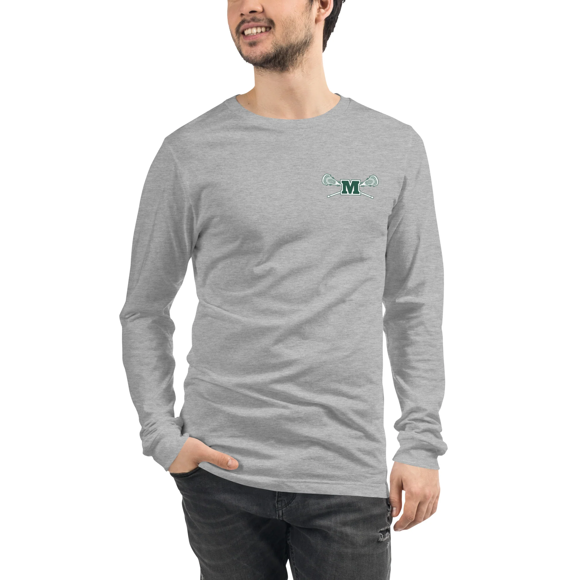 Montville Unisex Long Sleeve Tee - Image 4