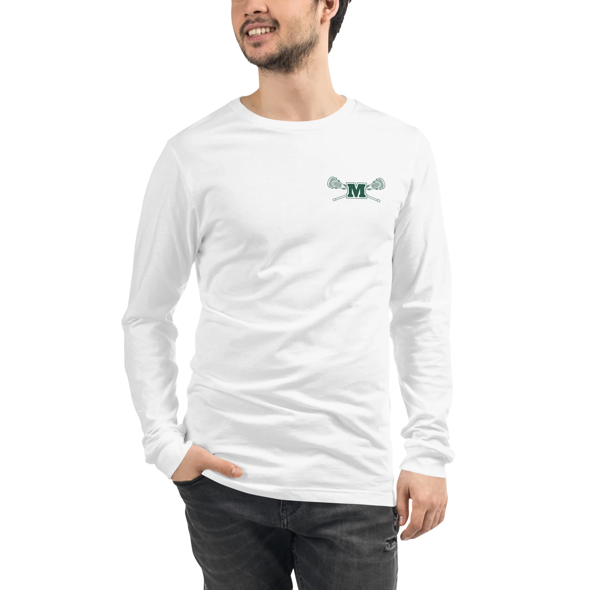 Montville Unisex Long Sleeve Tee - Image 7