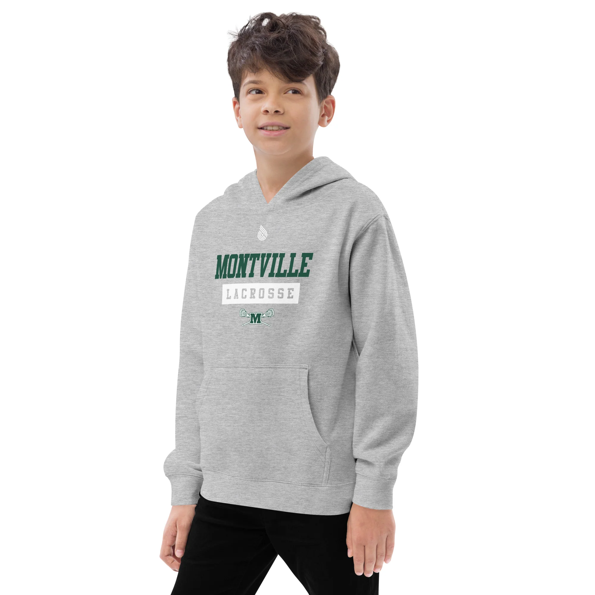 Montville Youth fleece hoodie - Image 4