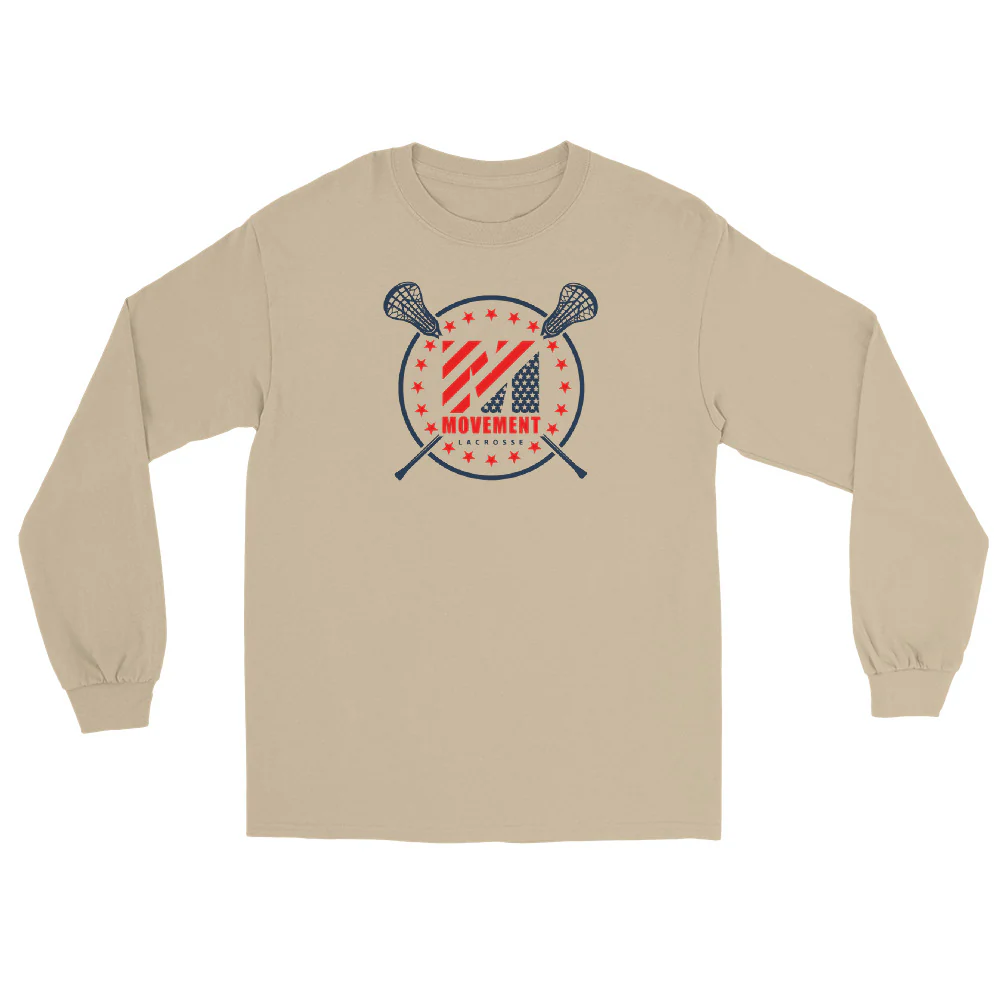 Movement - Script - Menās Long Sleeve Shirt - Image 3
