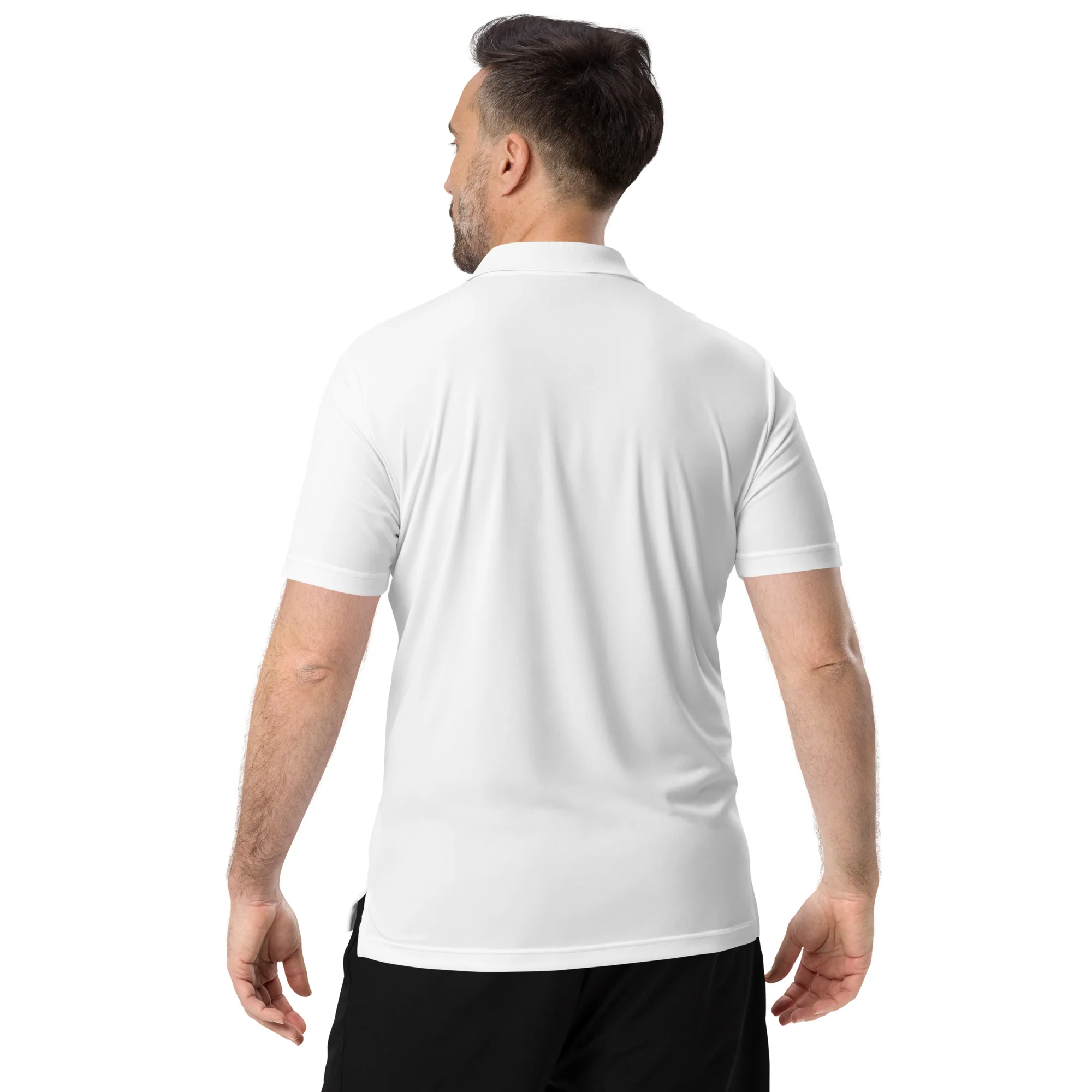 N-S Adidas performance polo shirt (Girls Logo) - Image 5