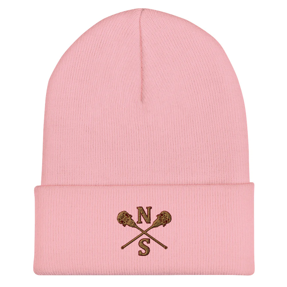 N-S Cuffed Beanie (Girls Logo) - Image 4