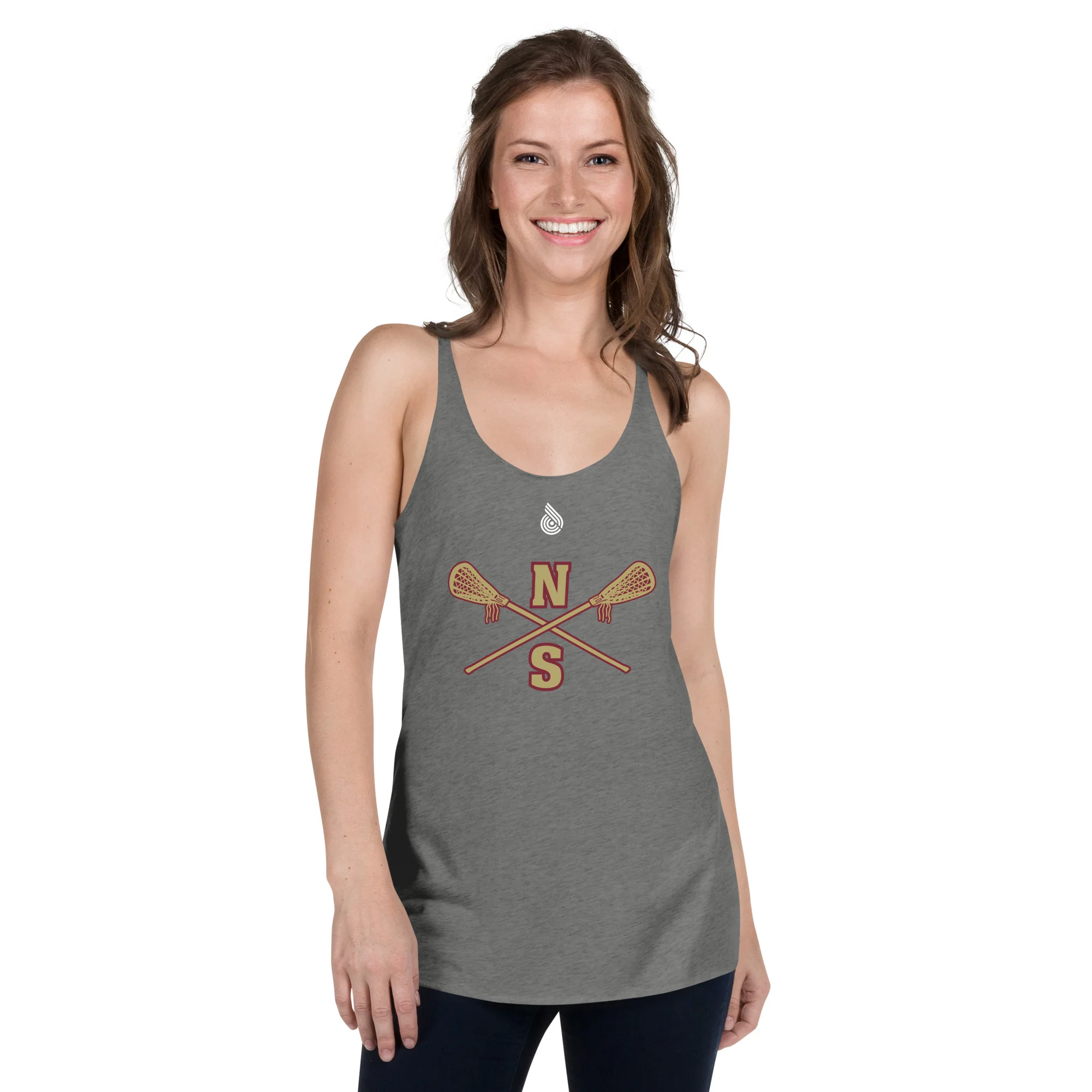 N-S Women's Racerback Tank (Boys Logo) - Image 2