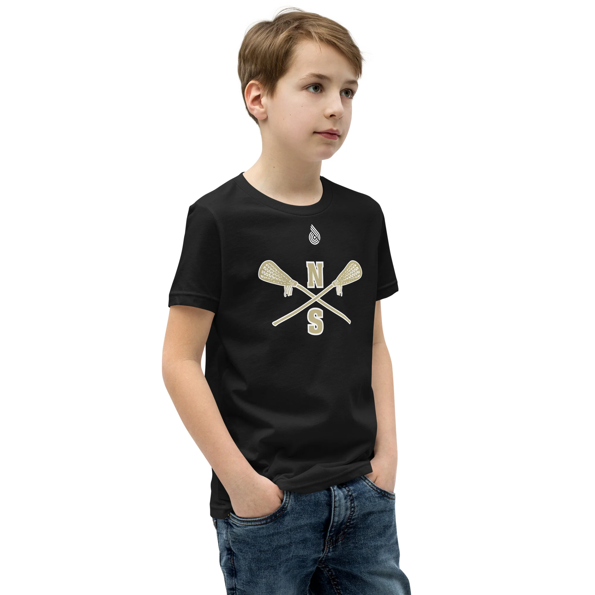 N-S Youth Short Sleeve T-Shirt (Boys Logo) - Image 2