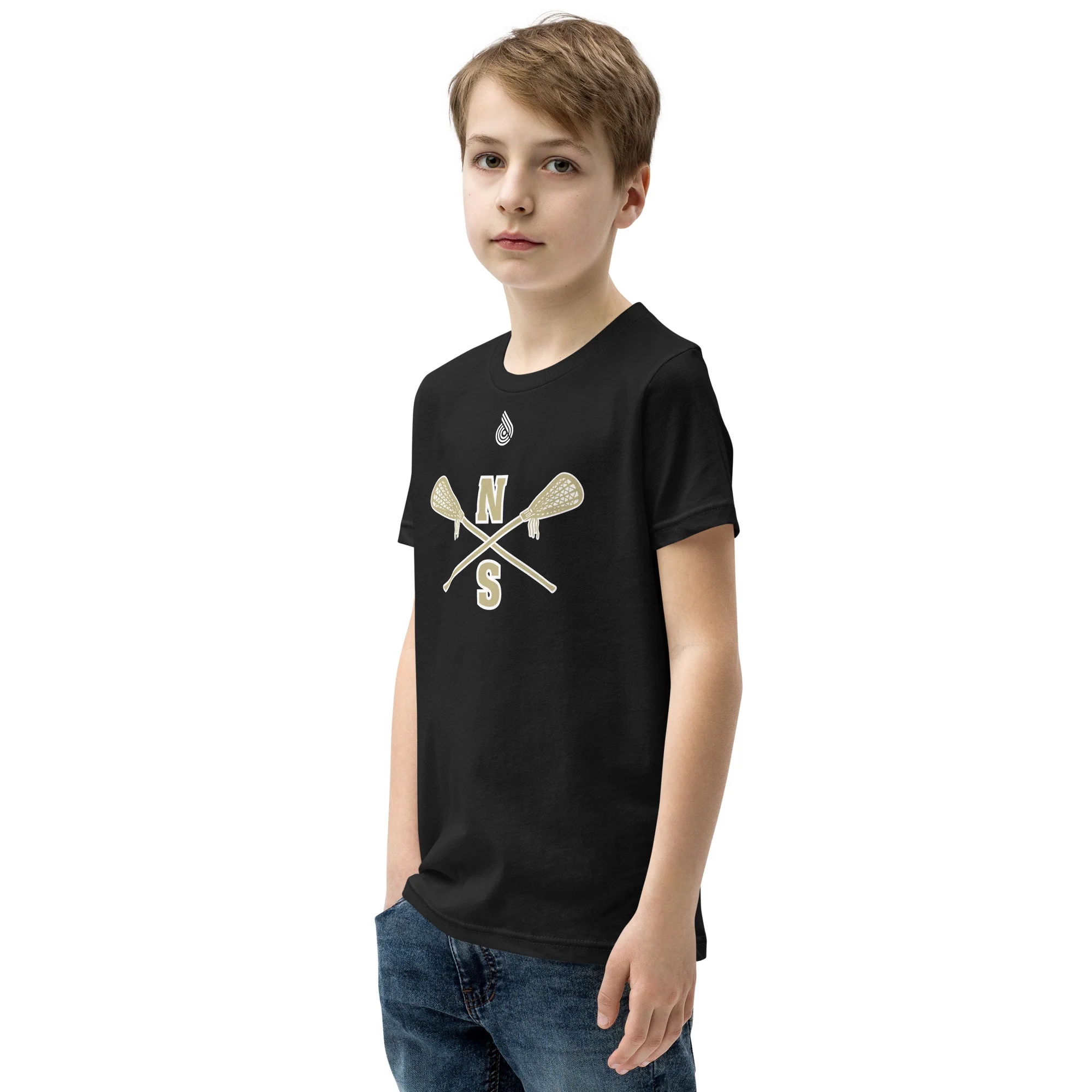 N-S Youth Short Sleeve T-Shirt (Boys Logo) - Image 3