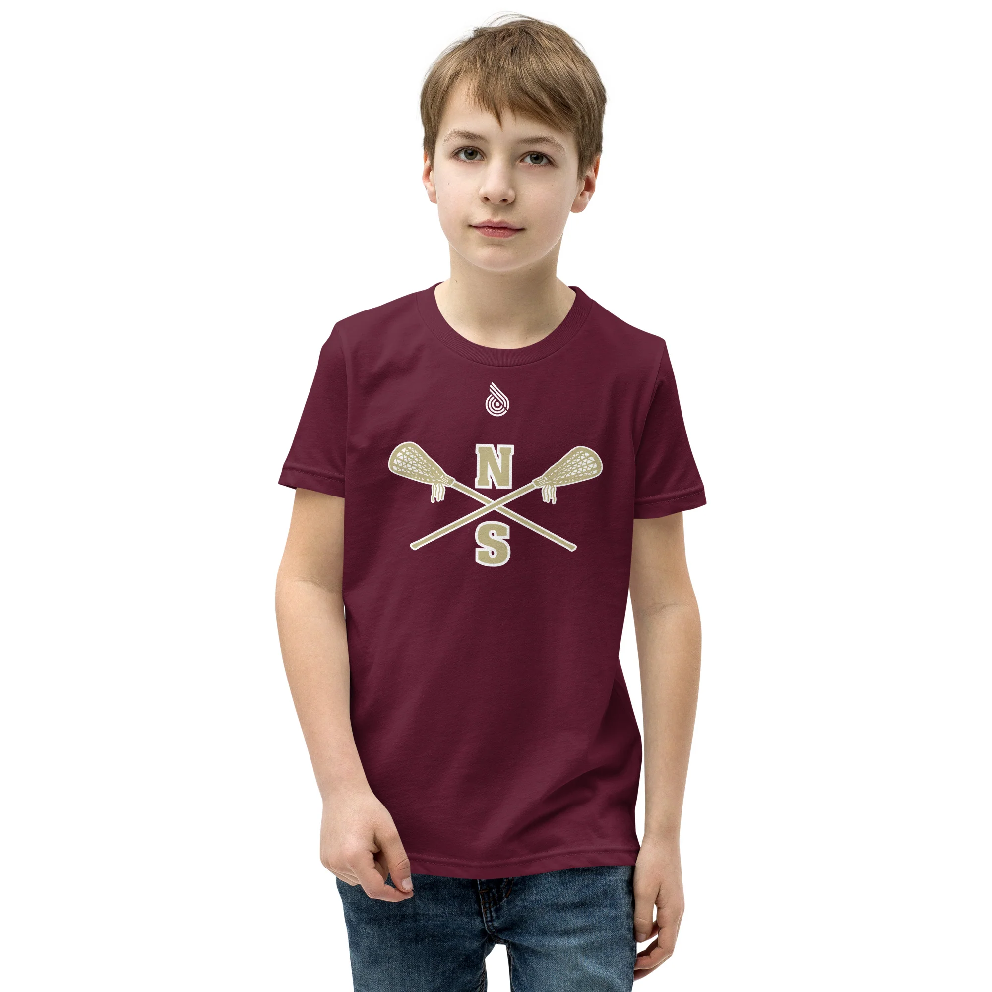 N-S Youth Short Sleeve T-Shirt (Boys Logo) - Image 4