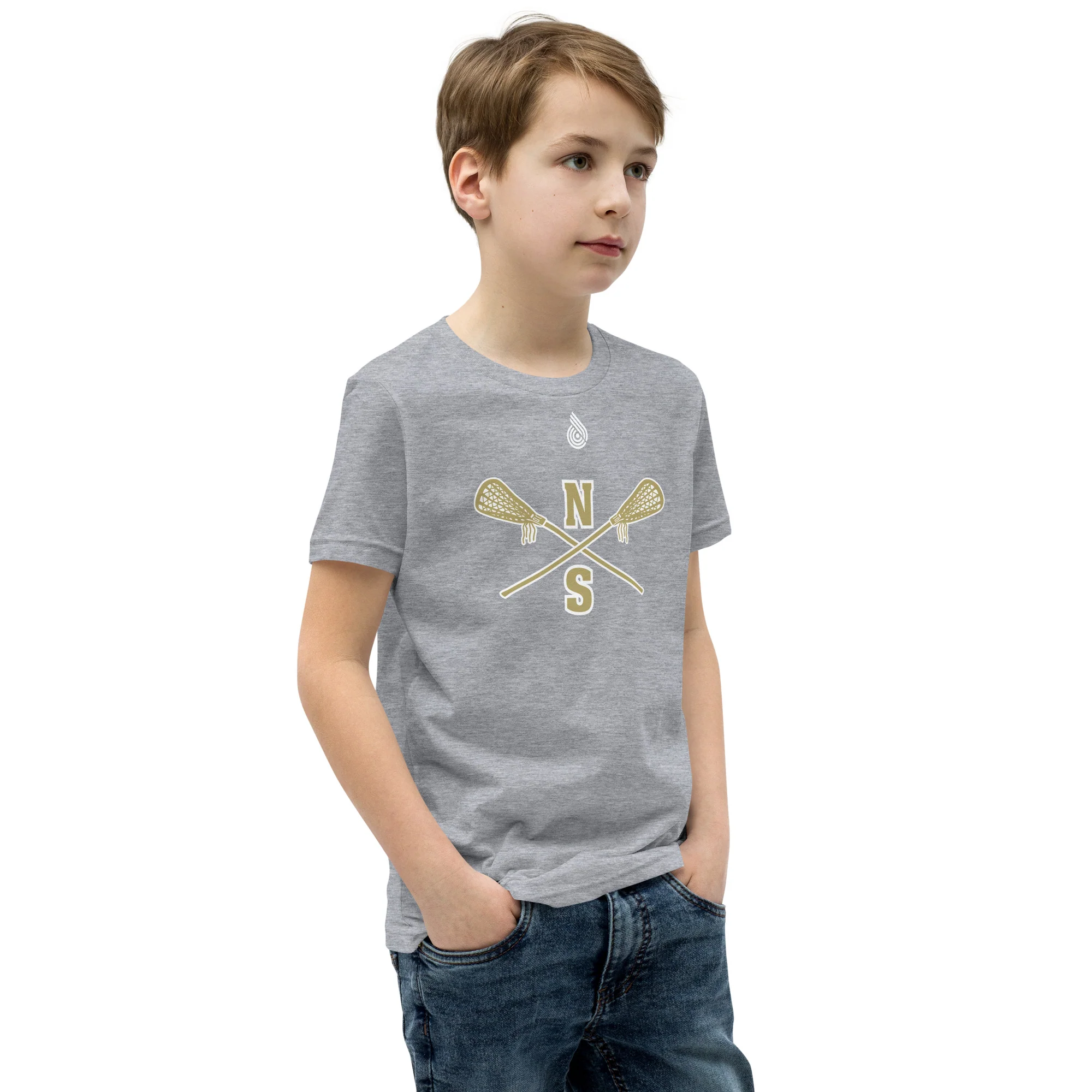 N-S Youth Short Sleeve T-Shirt (Boys Logo) - Image 8