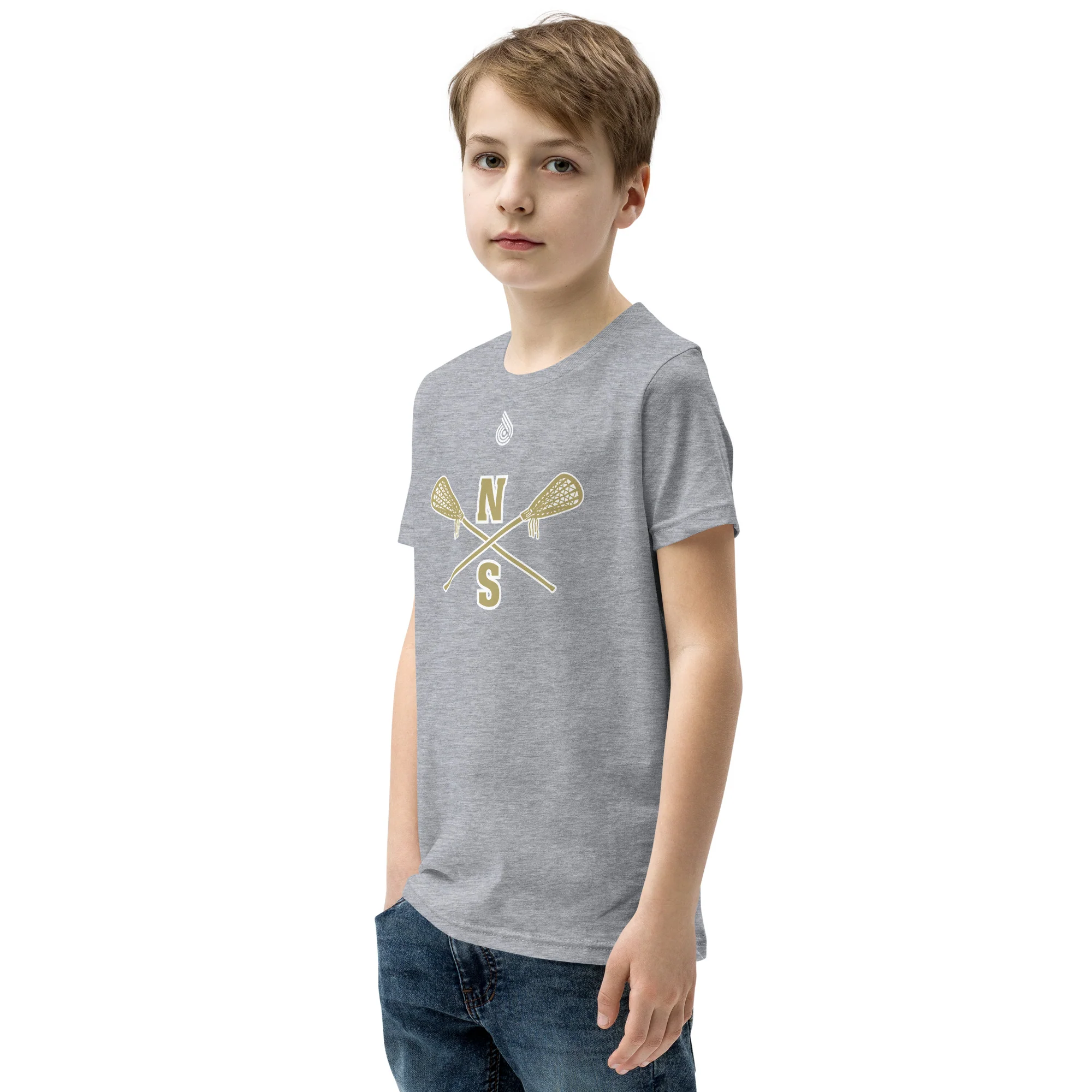 N-S Youth Short Sleeve T-Shirt (Boys Logo) - Image 9