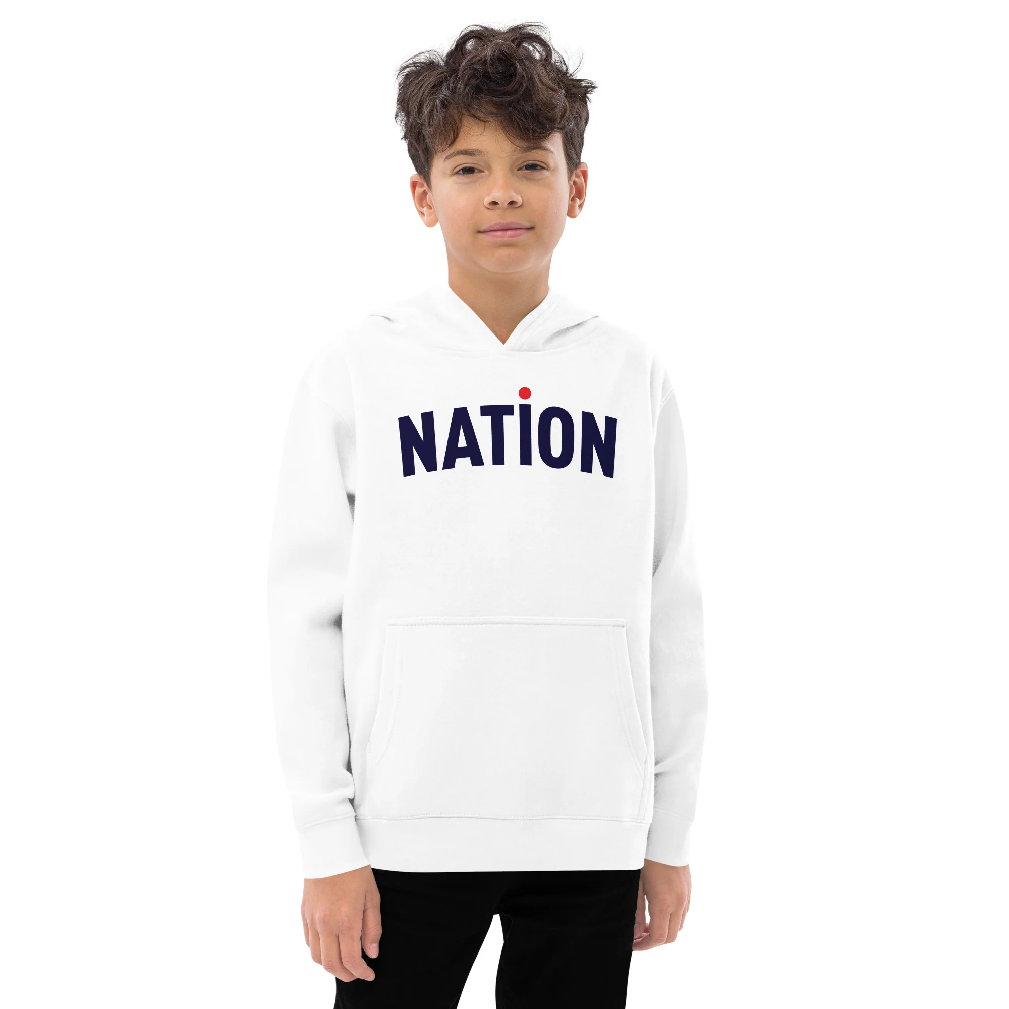 Nation Classic Youth Fleece Hoodie - Image 3
