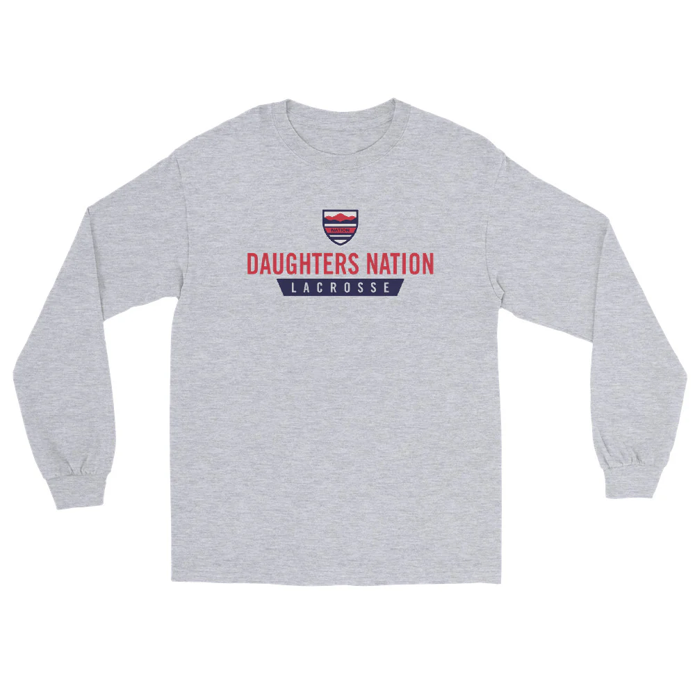 Nation Stacked Menās Long Sleeve Shirt - Image 2