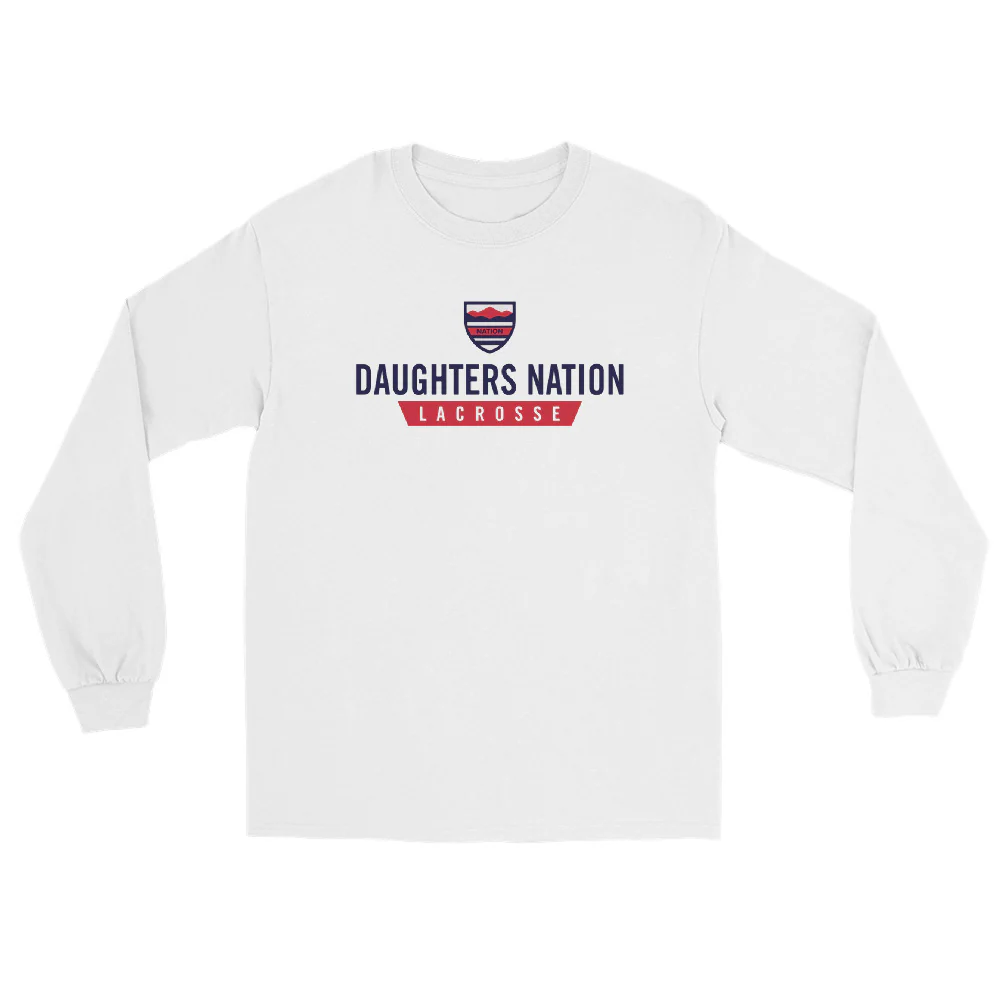 Nation Stacked Menās Long Sleeve Shirt - Image 3