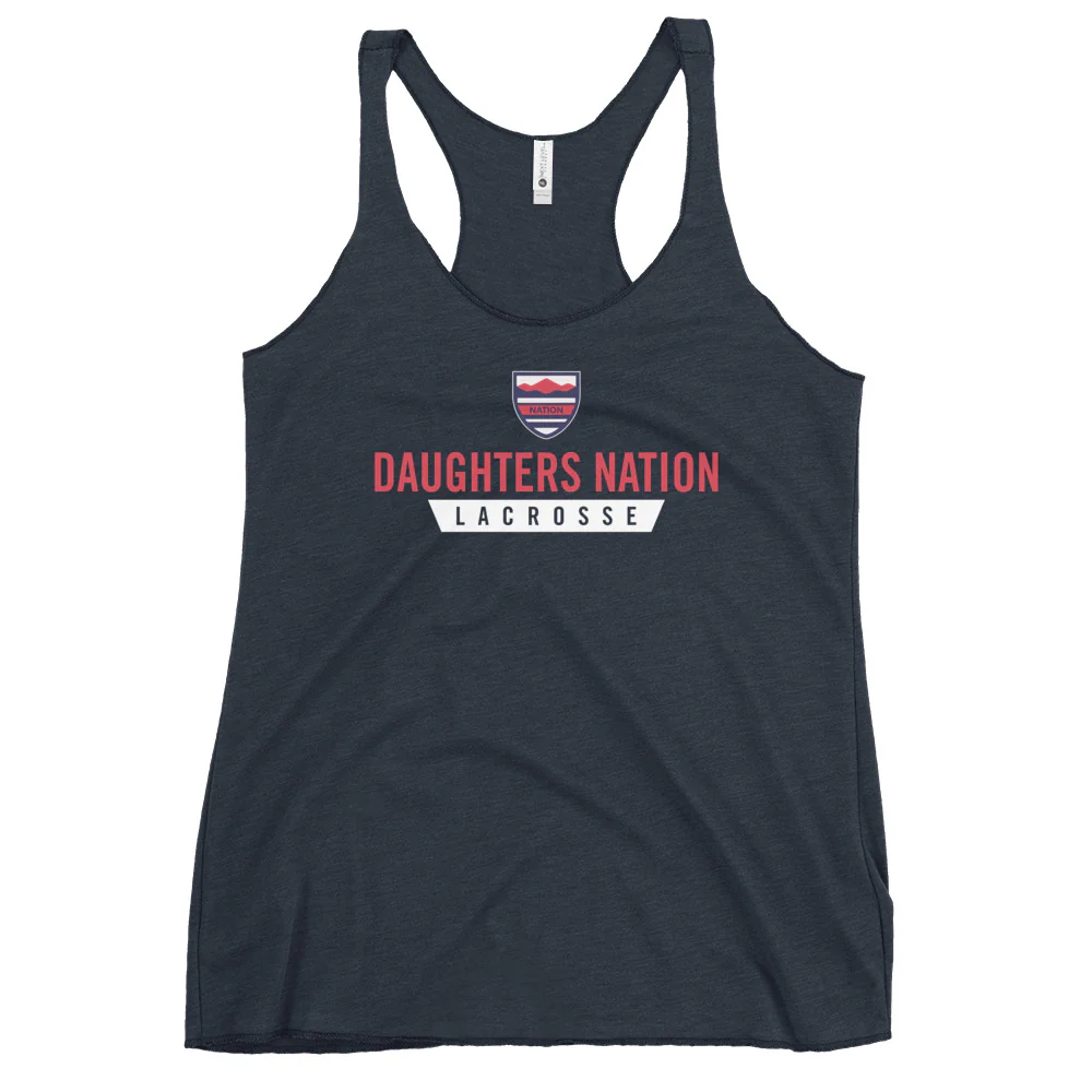 Nation Stacked Women's Racerback Tank
