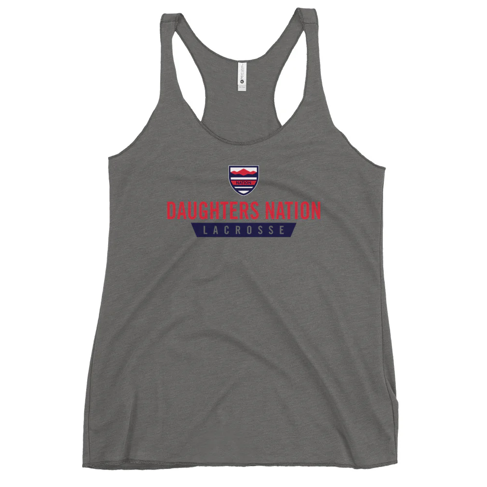 Nation Stacked Women's Racerback Tank - Image 2