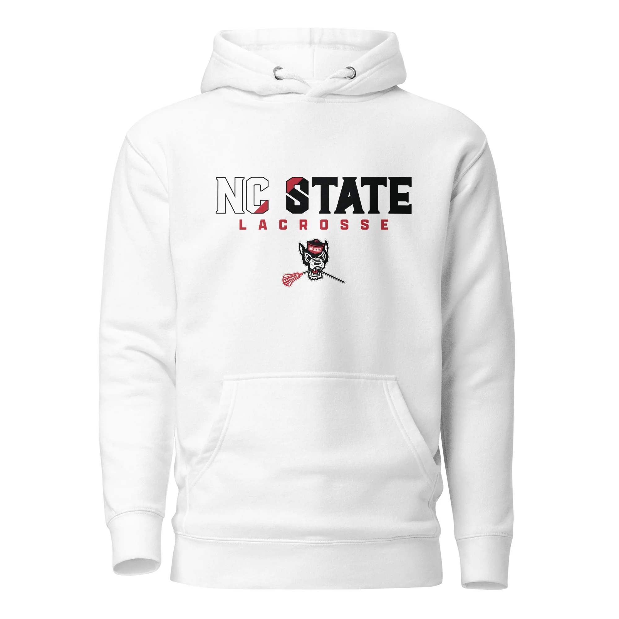 NC State Stacked Unisex Hoodie - Image 2