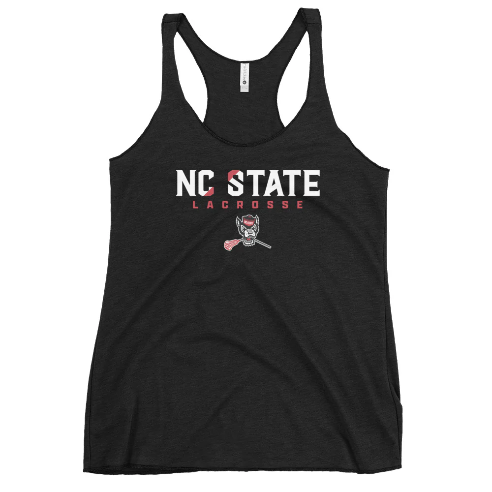 NC State Stacked Women's Racerback Tank - Image 3