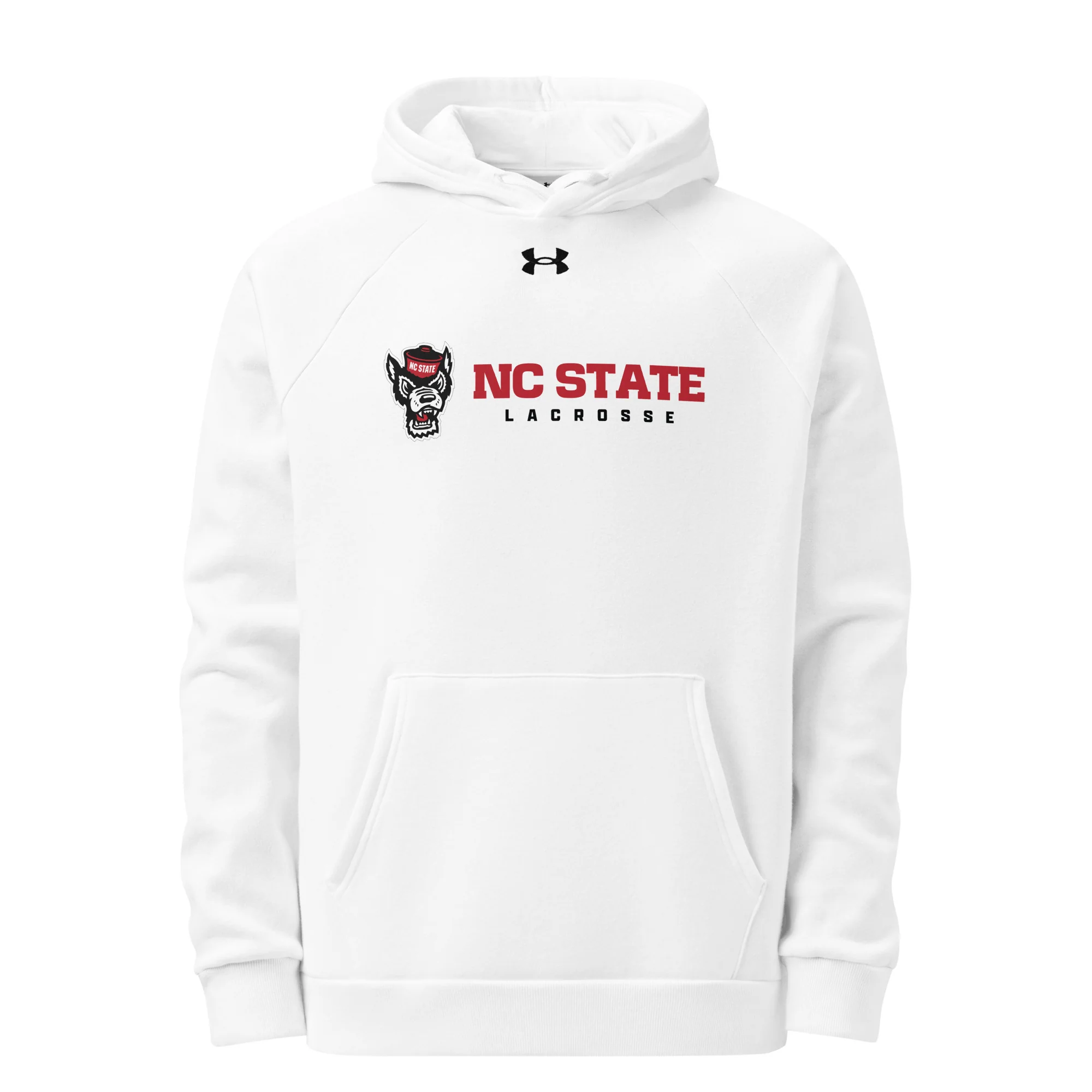 NC State Text Under Armour® Hoodie - Image 2