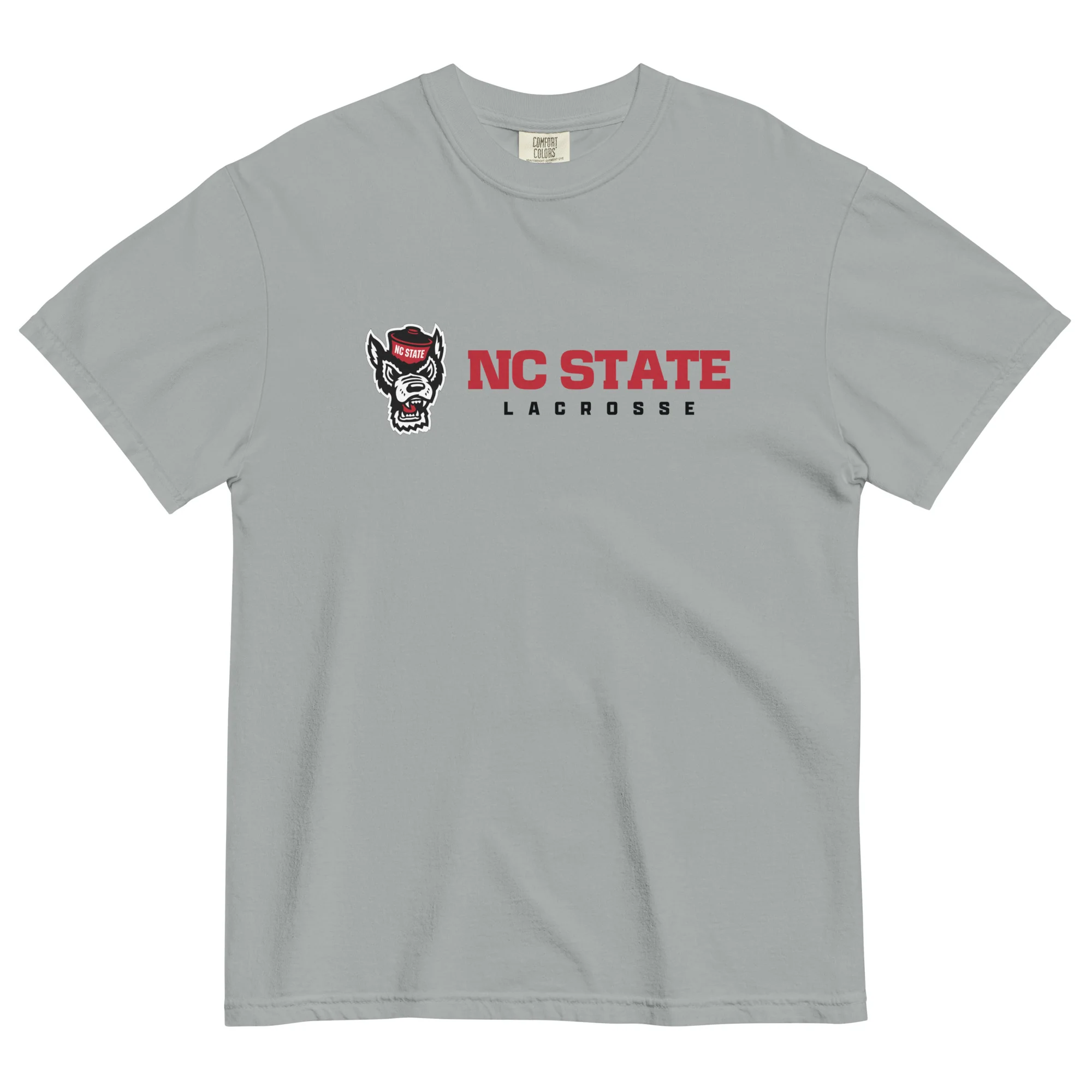 NC State Text Unisex Garment-dyed T-Shirt - Image 3